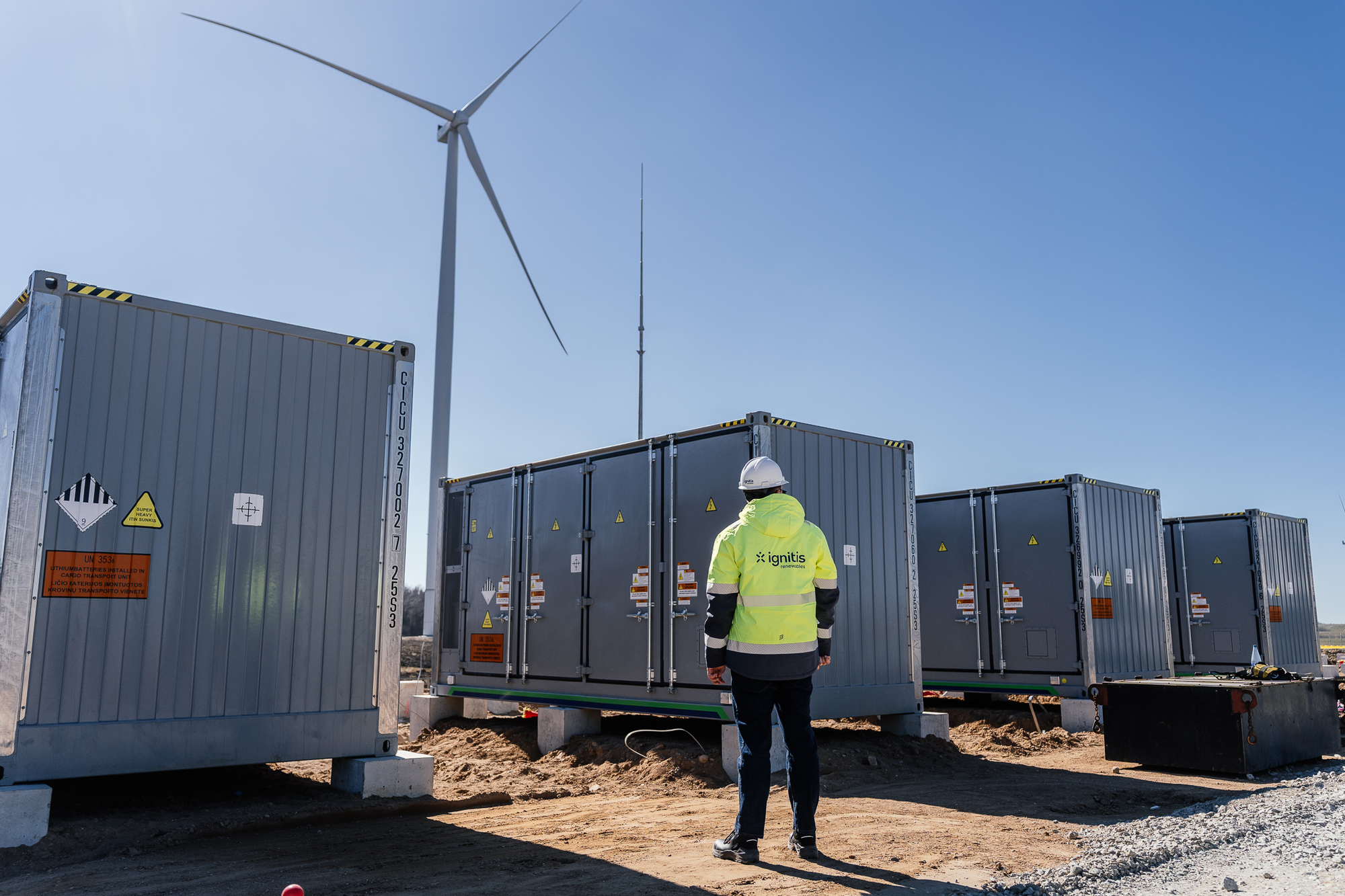 Galingiausiame Lietuvoje „Ignitis renewables“ kaupiklių parke – pirmoji ...