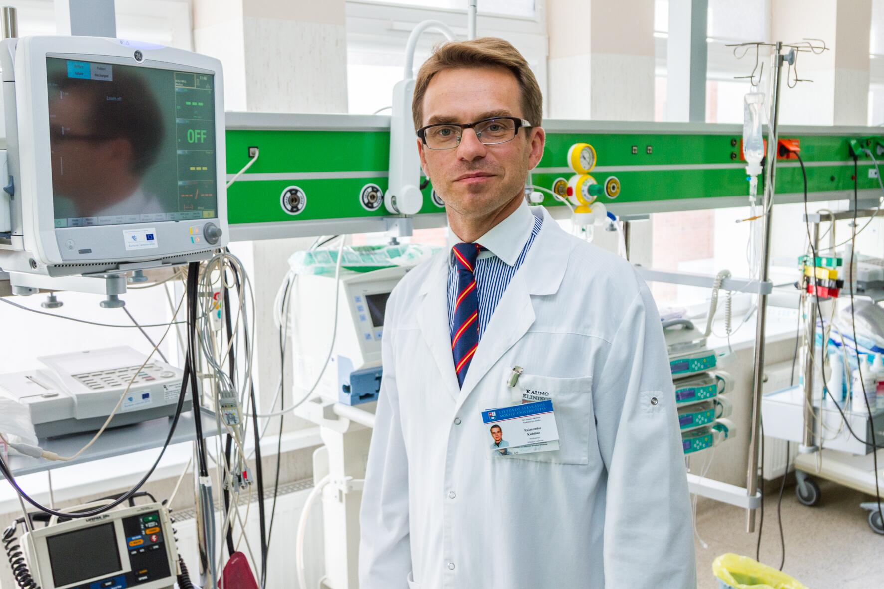 Kauno klinikų gydytojas kardiologas, Lietuvos sveikatos mokslų universiteto profesorius Raimondas Kubilius.