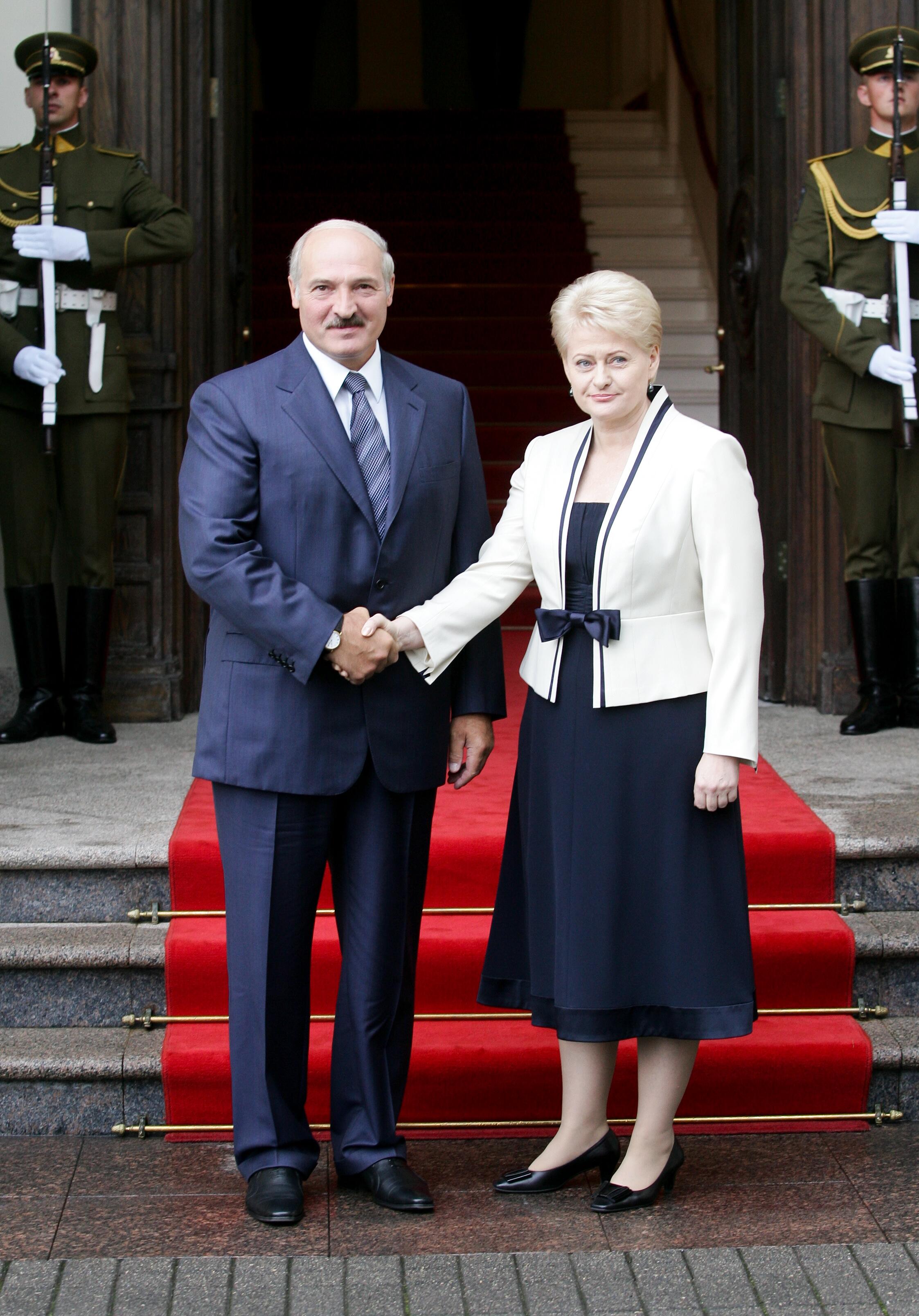 Nenumatė: po A. Lukašenkos vizito Vilniuje 2009 m. rugsėjį tuometė šalies prezidentė D. Grybauskaitė tada negalėjo net pagalvoti, kad kada nors iš Baltarusijos teritorijos bus atakuojama Ukraina.