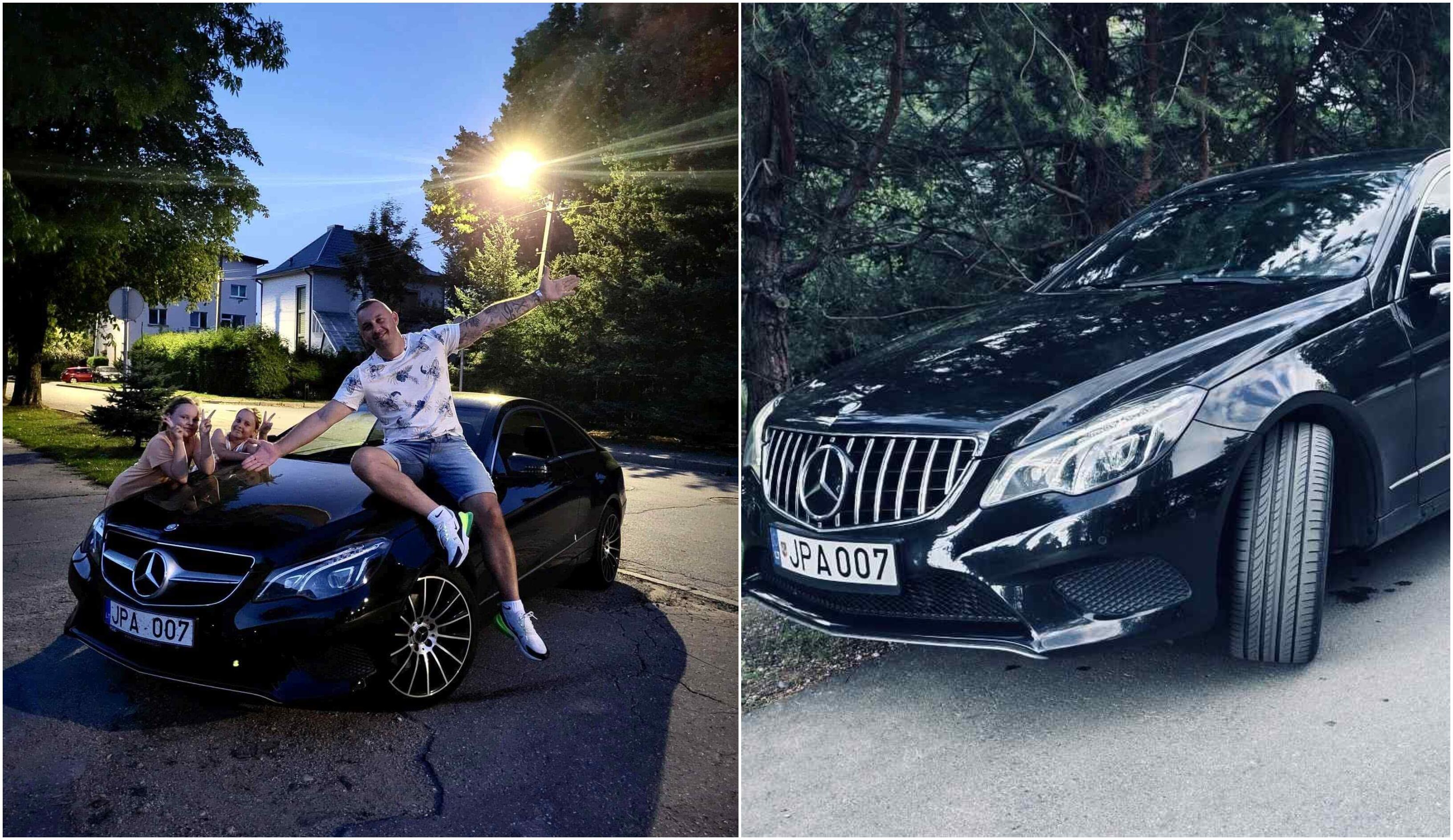 Stilius: P. Aleksonis jau dvidešimt metų renkasi dvidurius automobilius.