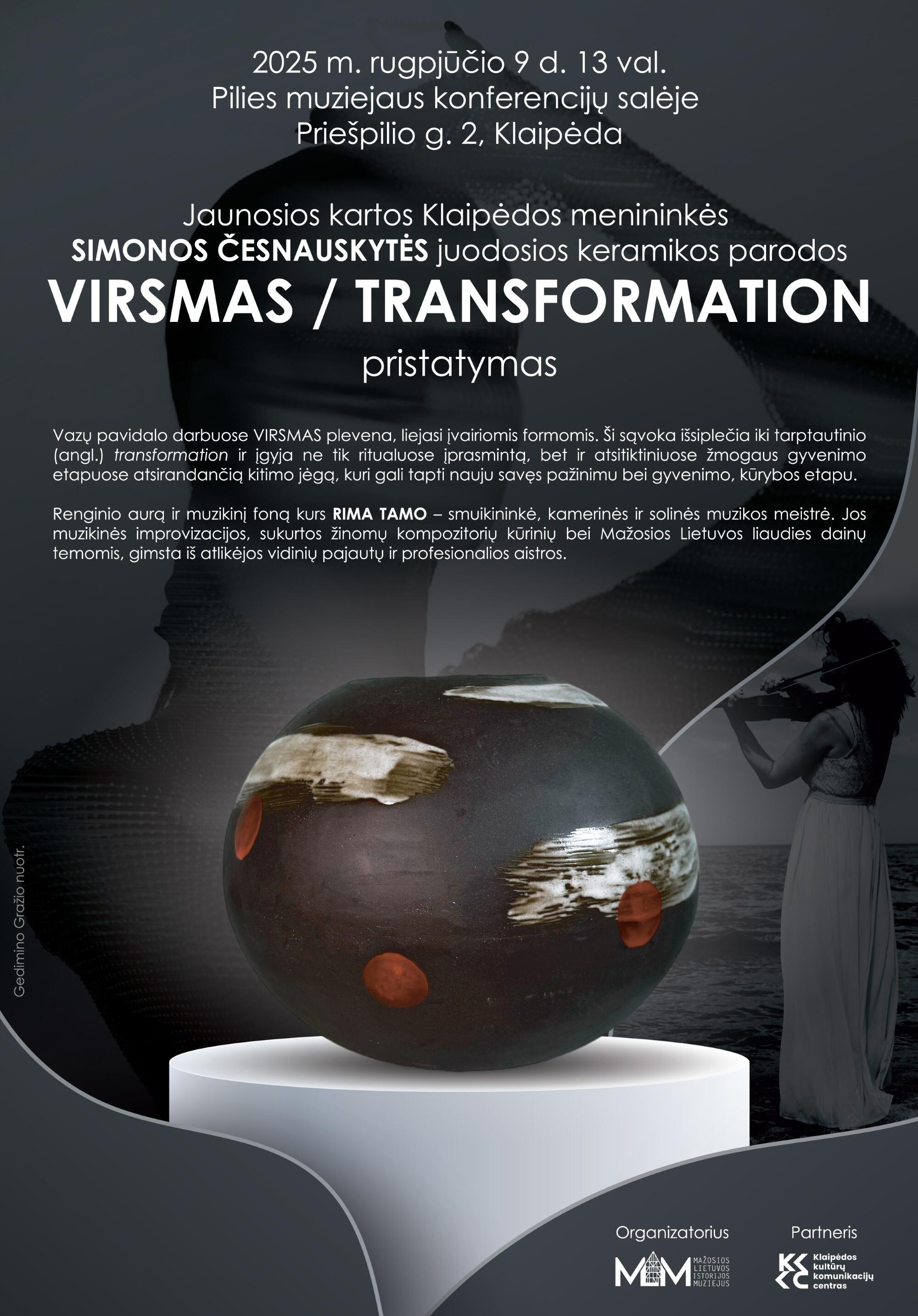 Parodos VIRSMAS pristatymas