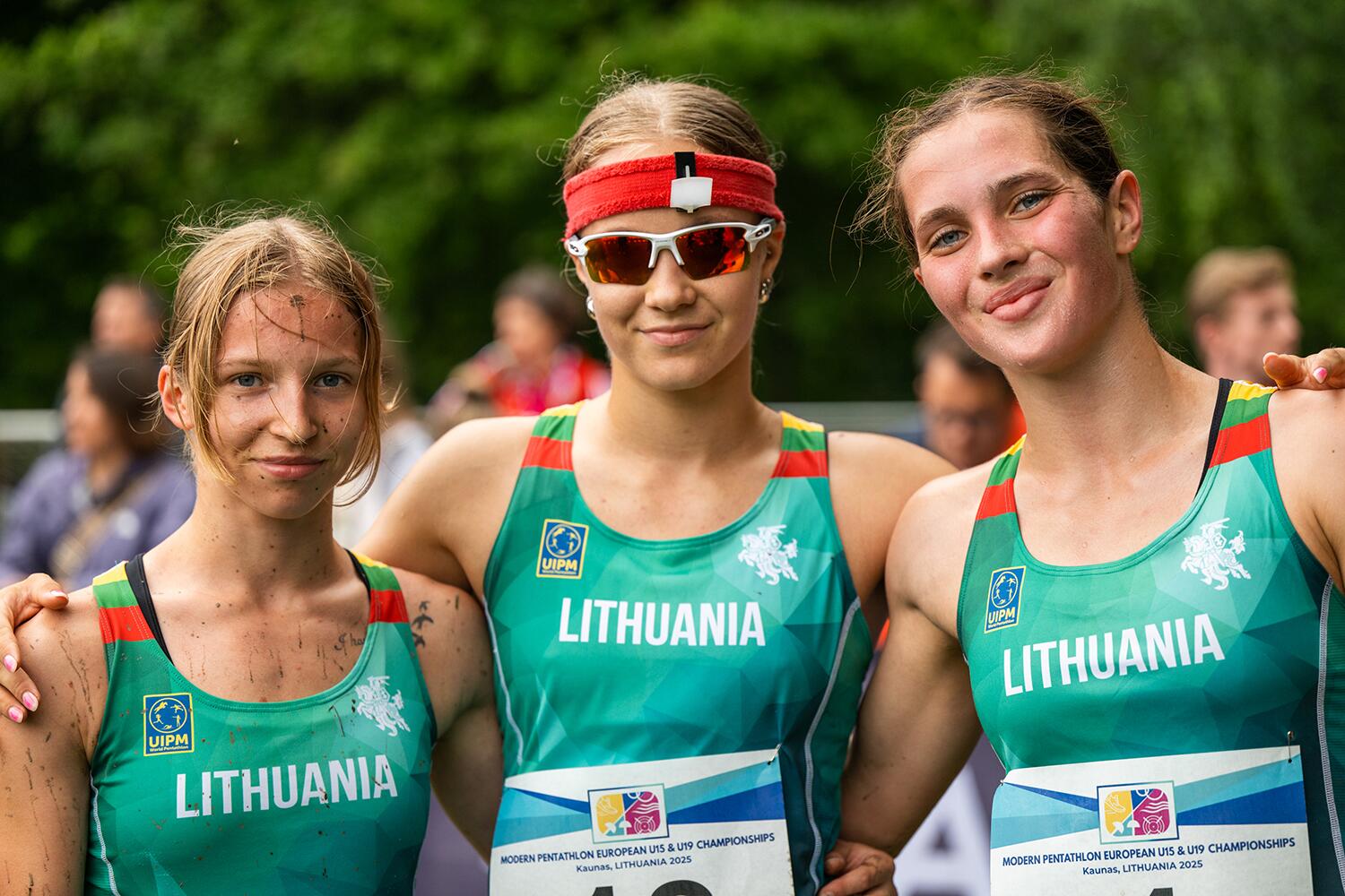 Prizininkės: trečią vietą tarp komandų užėmė F. Lukminaitė, G. Pečiulytė ir M. Rutkauskaitė.