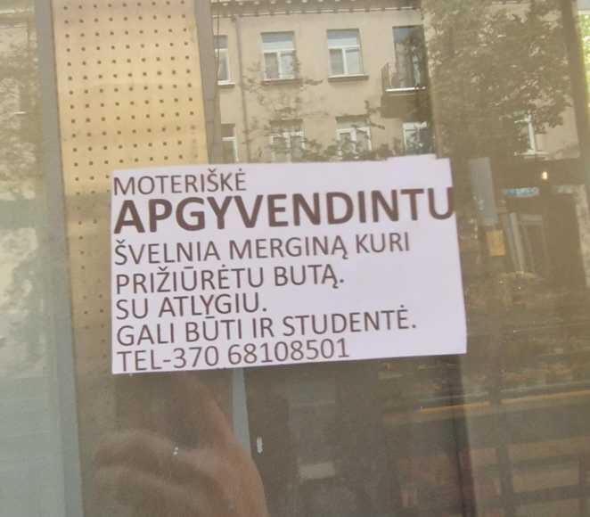 Kabliukas: gramatinės klaidos skelbimuose yra pirmasis pavojaus signalas.