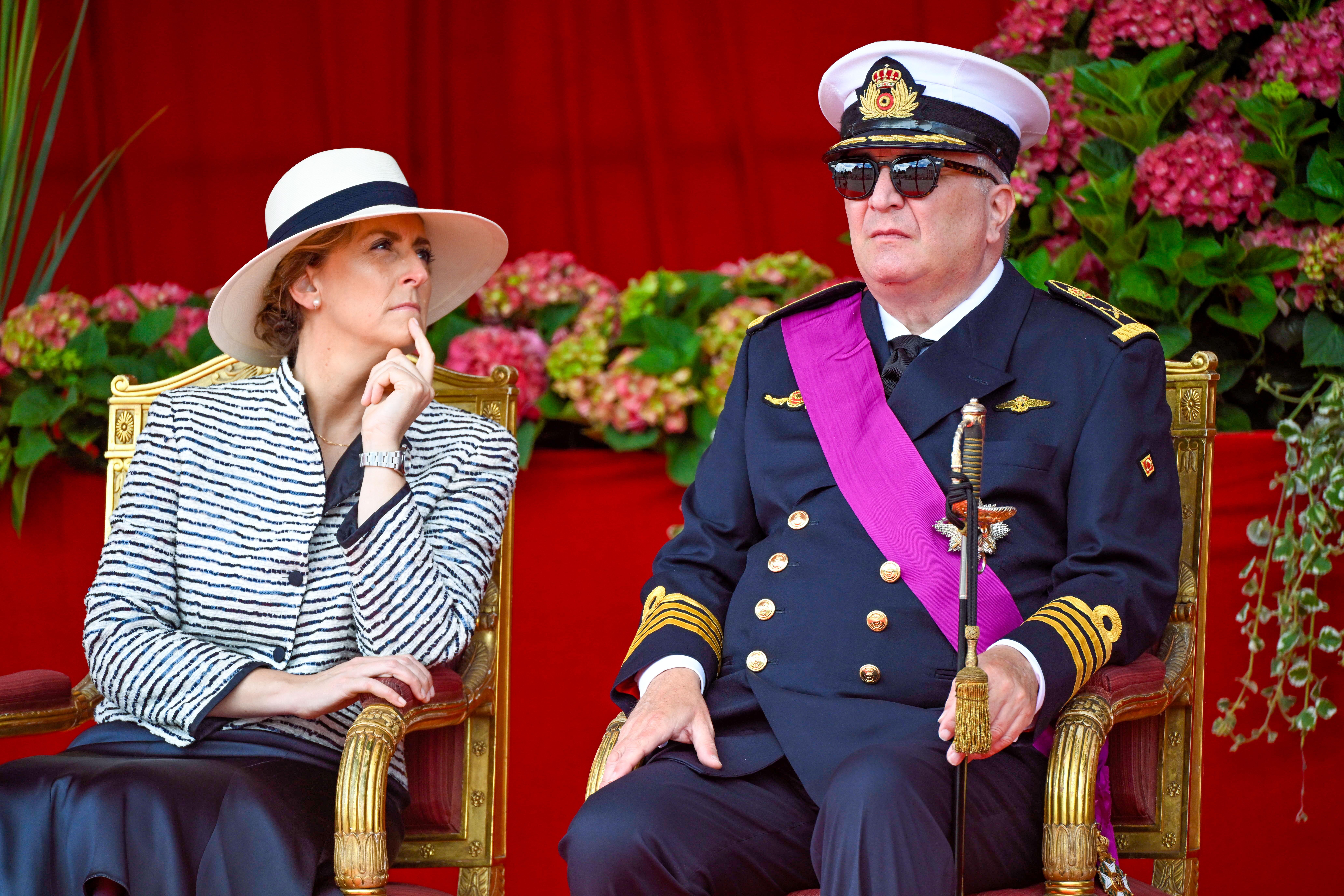 Belgijos princesė Claire ir princas Laurent