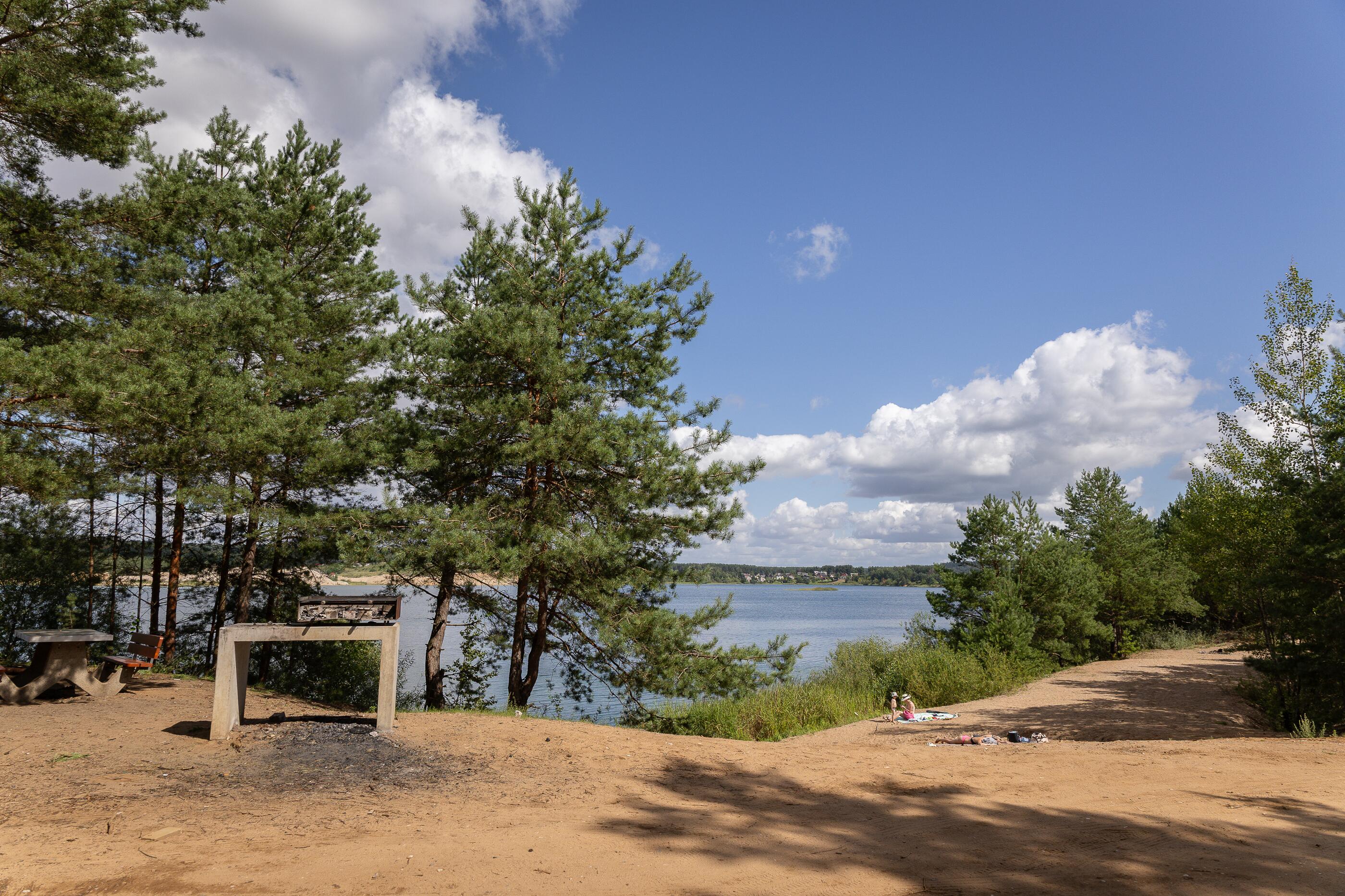 Telkinys: Drąseikių karjero pranašumai – daug erdvės ir švarus vanduo.