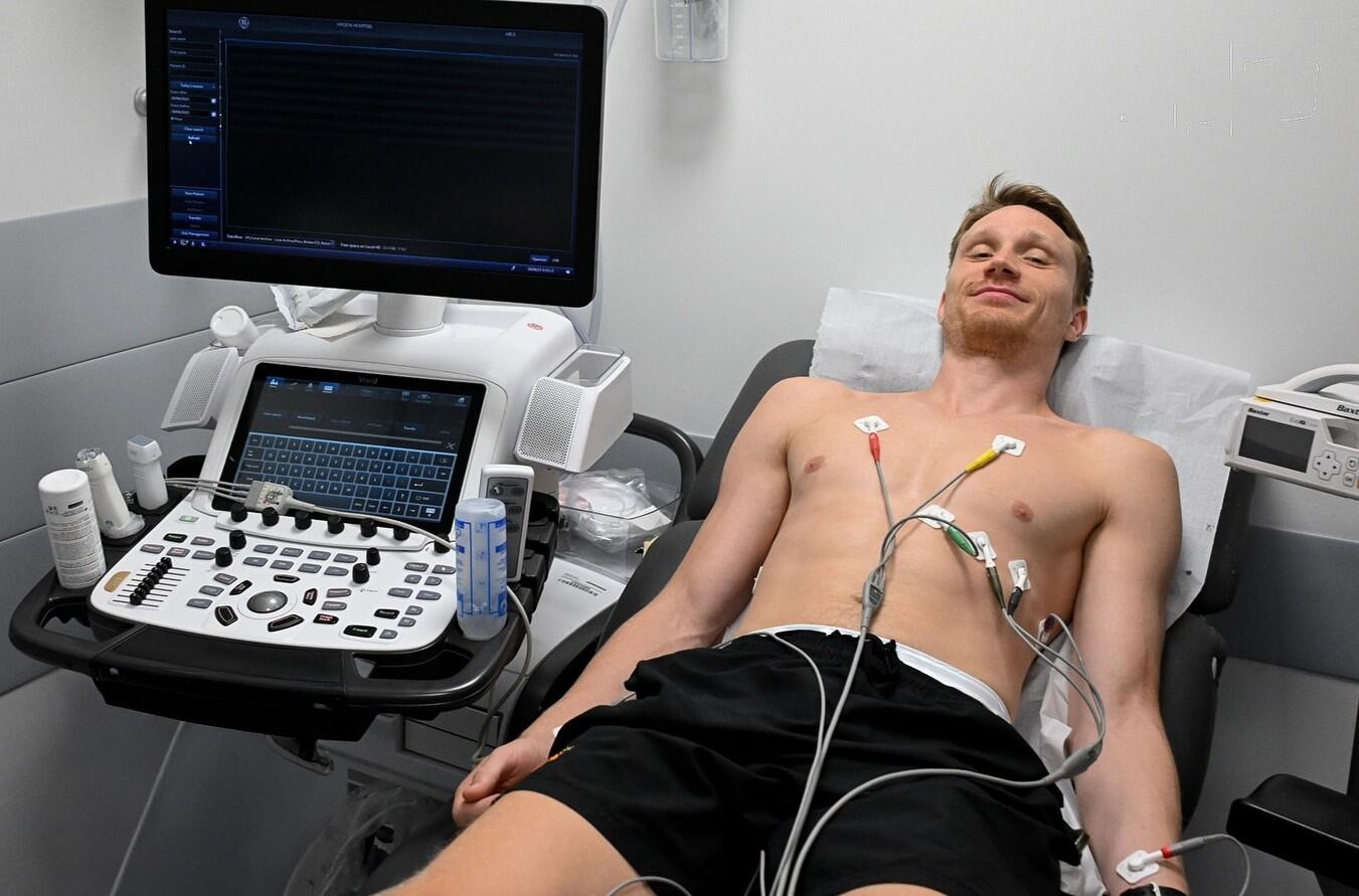 Rikiuotėje: M. Grigonis po sėkmingų ergometrinių tyrimų žengė į varžybų aikštę.