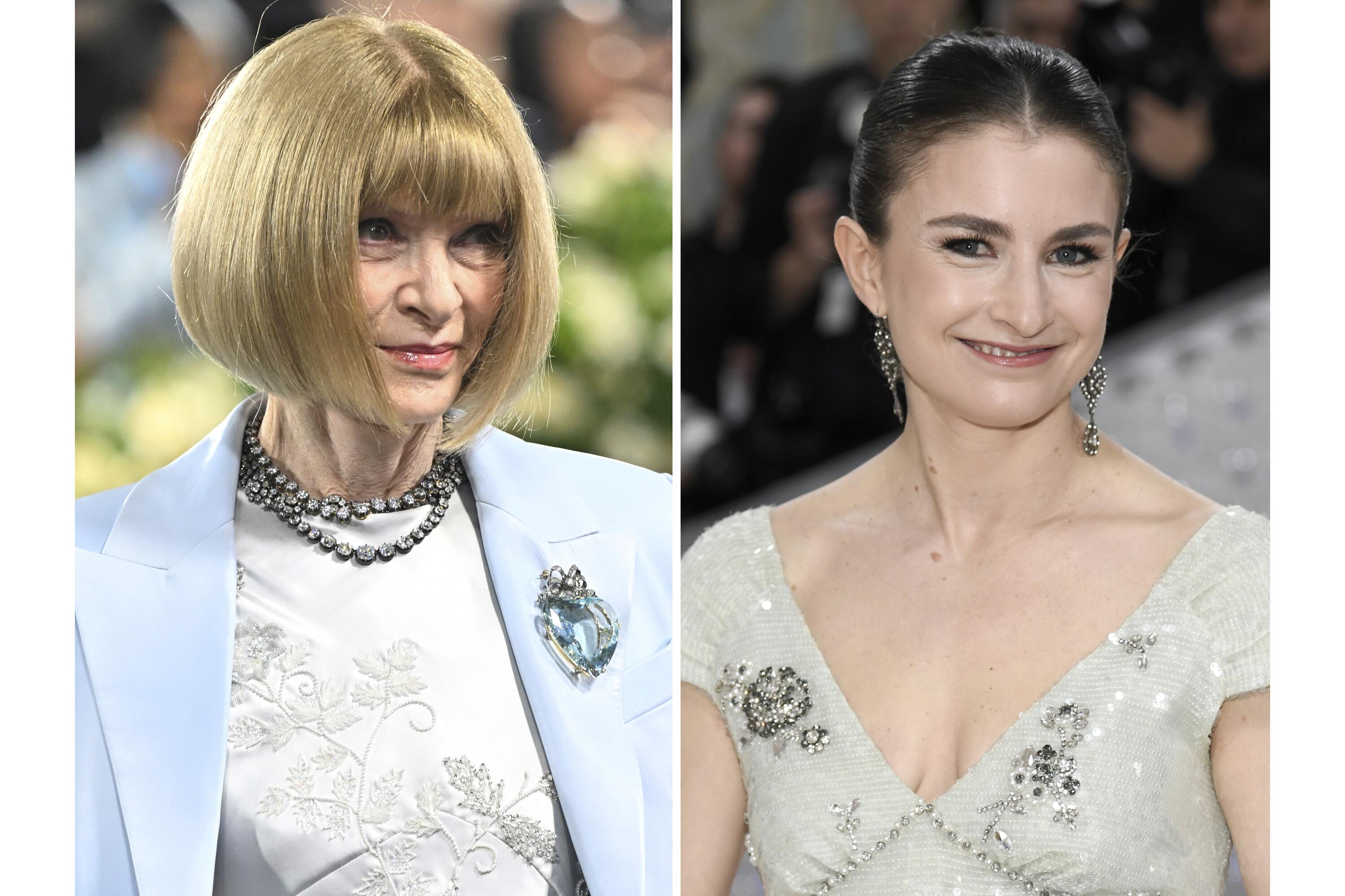 Anna Wintour (kairėje) ir Chloe Malle 