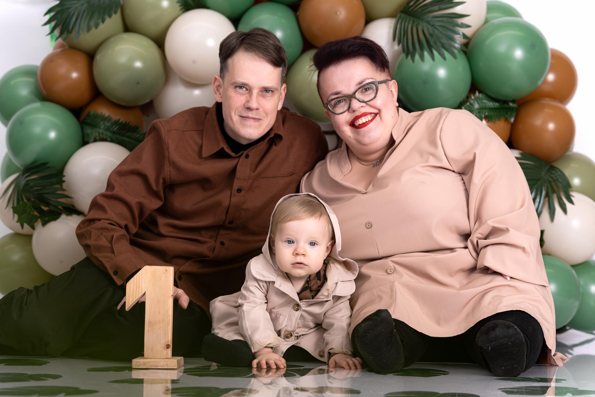 Džiaugsmas: prieš pusantrų metų tėvais tapę Reda ir Žilvinas laimingi – dukrelė Augmilė suteikė gyvenimo pilnatvės.