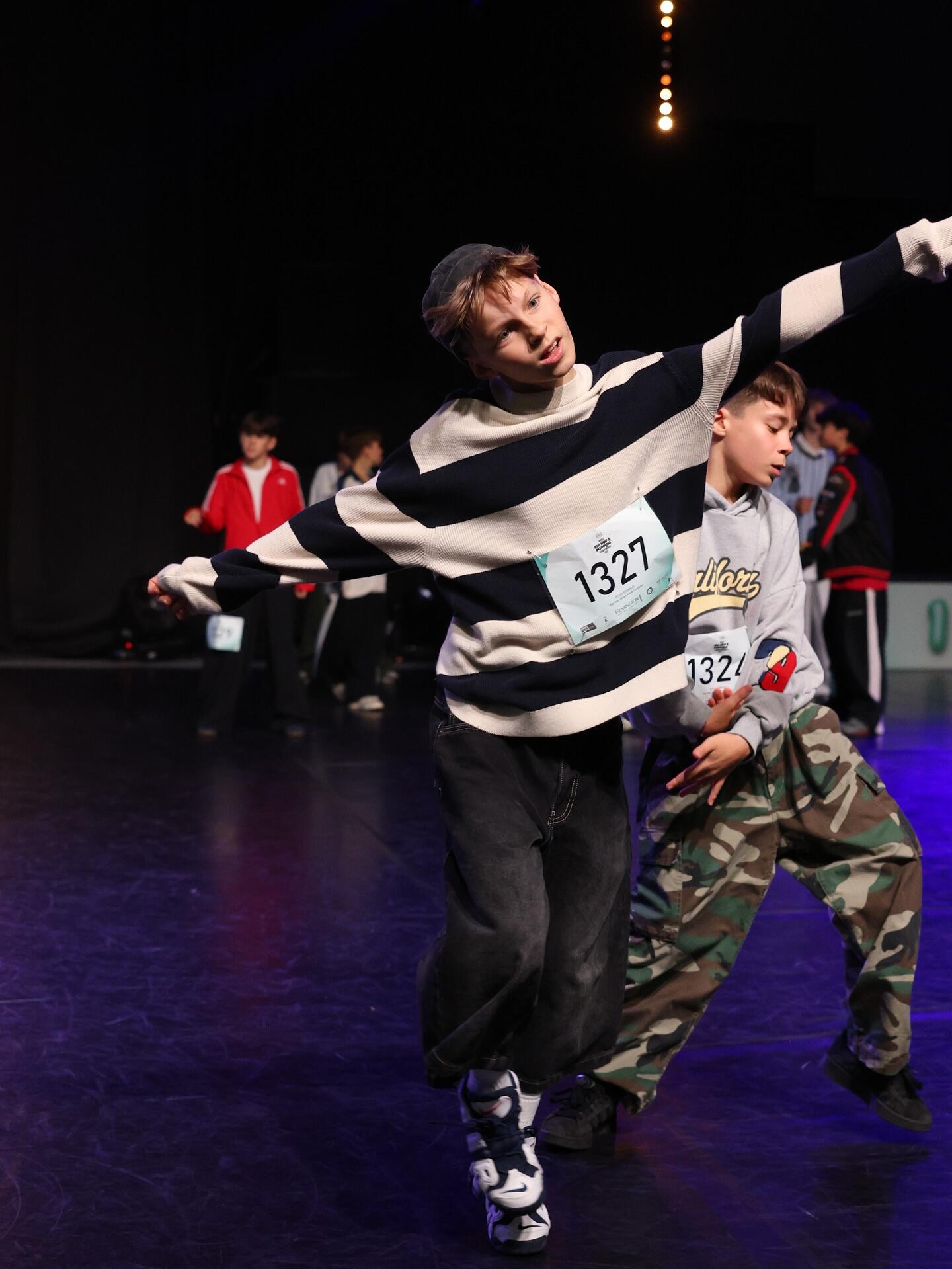 Akimirka: P. Stonkus scenoje – visas atsidavęs šokiui ir emocijai.