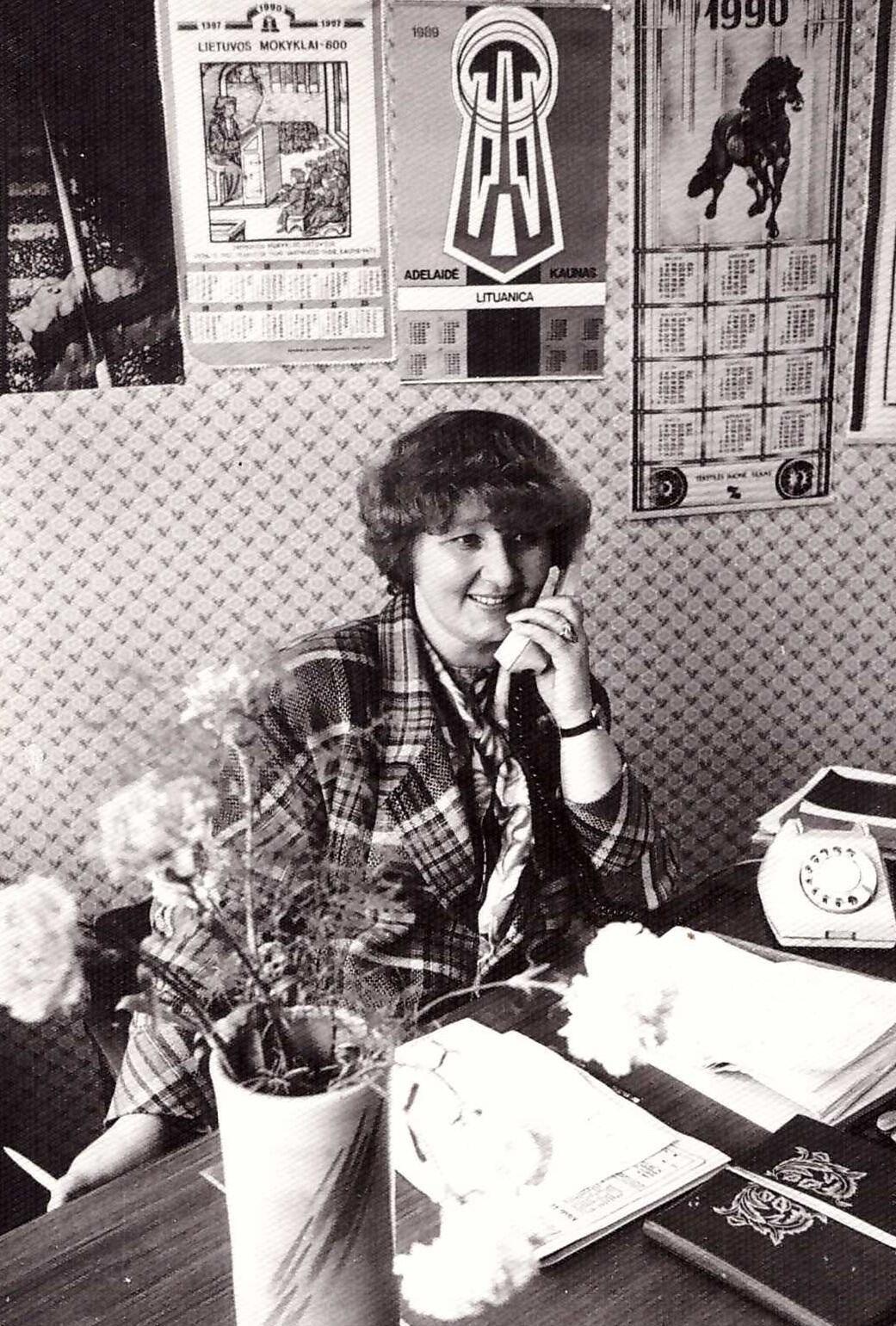 Ištikimai: „Džiaugėmės ir didžiavomės, kad esame miesto dienraščio žurnalistai“, – sako A. Kibirkštienė, kuriai „Kauno diena“ buvo vienintelė darbovietė.