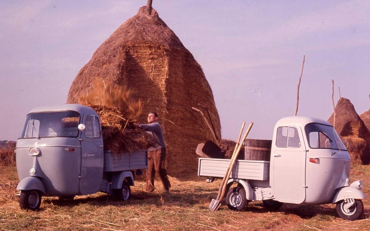 Technika: „Piaggio Ape“ ypač pravertė nepasiturintiems Italijos žemdirbiams.