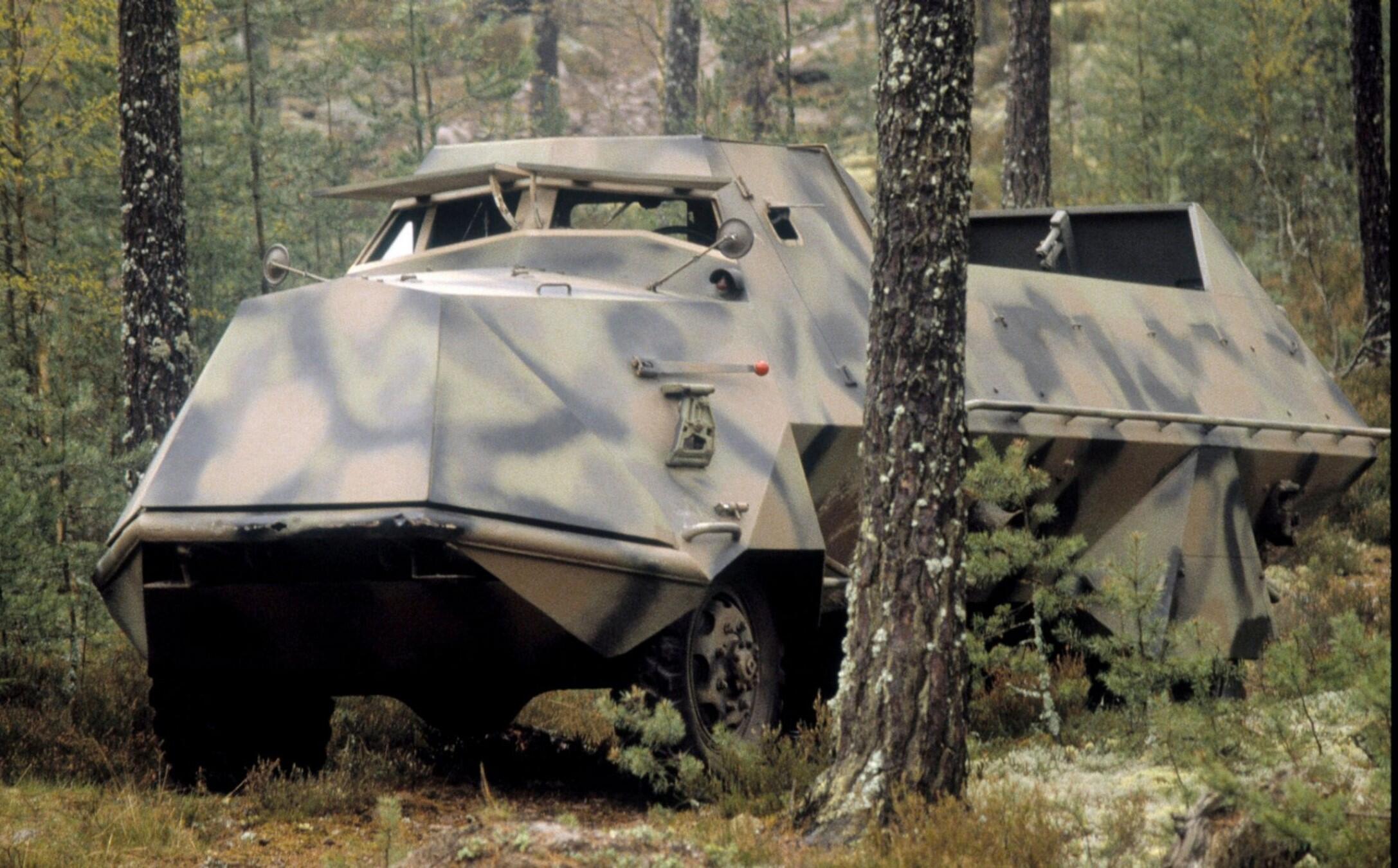 Ilgaamžis: šarvuotis „SKP m/42“ švedų daliniuose tarnavo daugiau nei 60 metų.