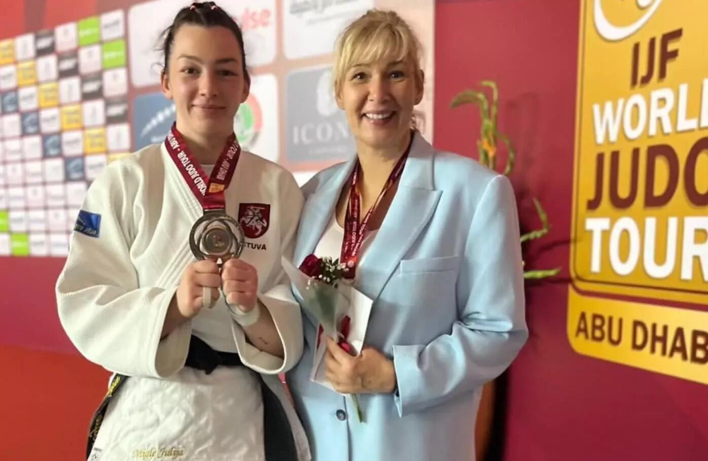 Lūkesčiai: L. Dudėnienė viliasi, kad jos treniruojama dukra pasieks tikslą – taps olimpiete.