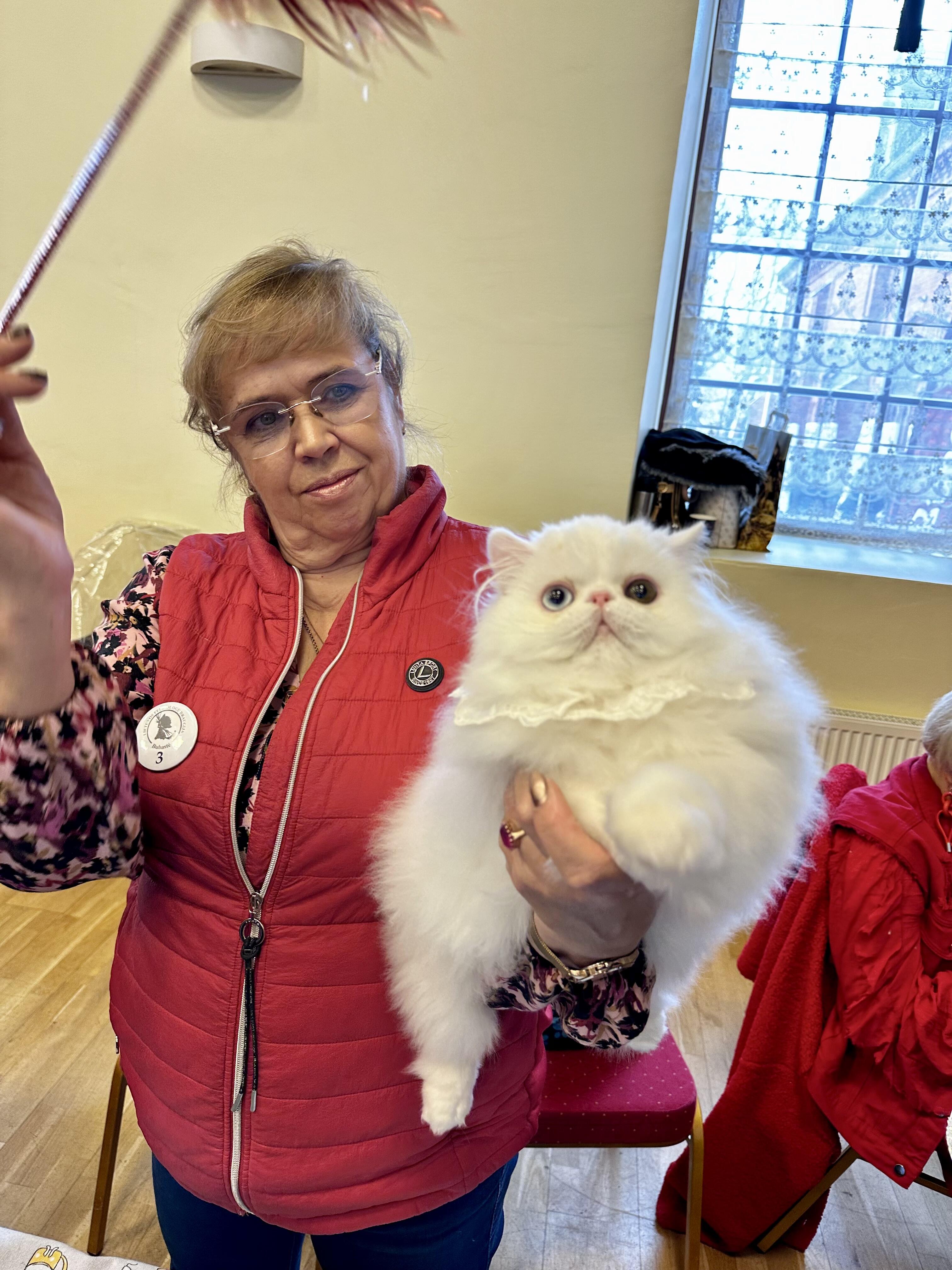 Pasiekimas: estų veisėjos rankose – Nemo, kurio akyčių spalva skiriasi.