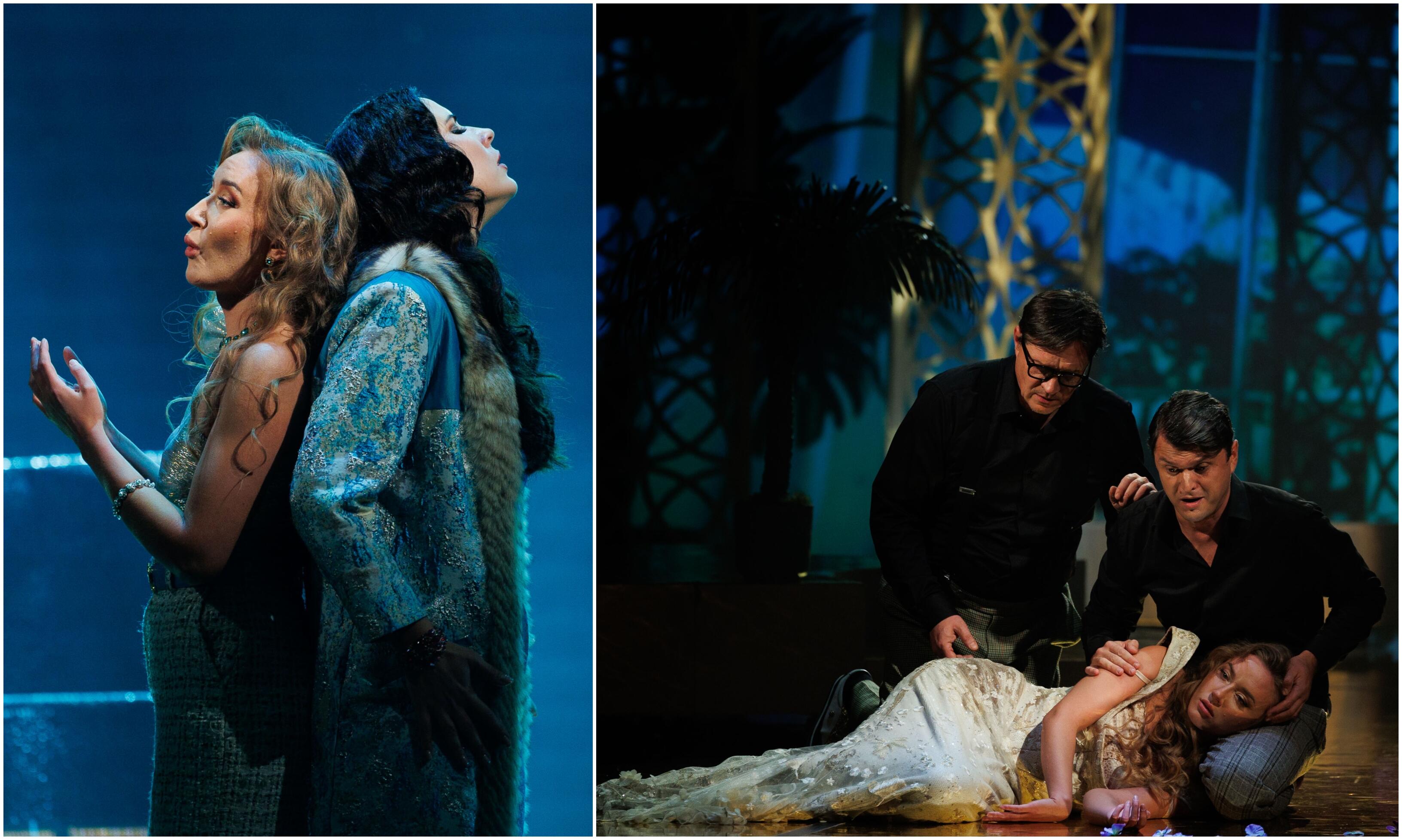 Spalvos: kontrastas vizualiniam spektaklio puošnumui – kylanti veiksmo įtampa ir dramatiška atomazga.