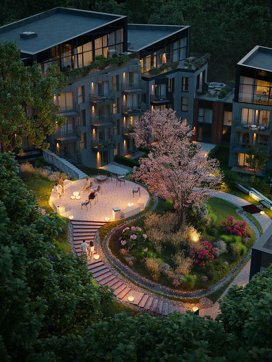 NT projekto „CITUS Tyzenhauz“ vizualizacija