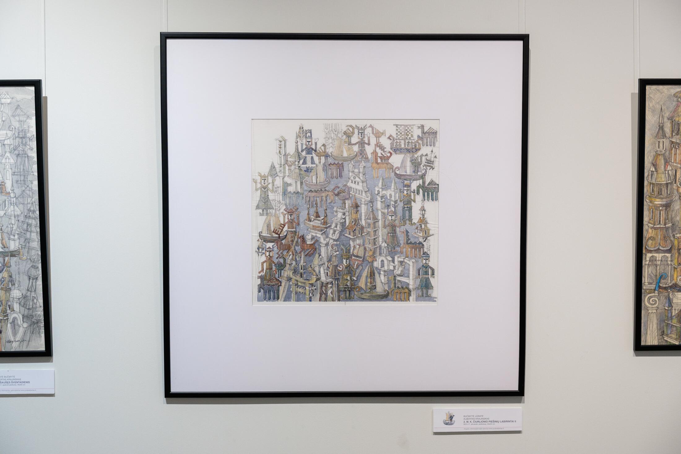 M. K. Čurlionio piešinių labirintai II.