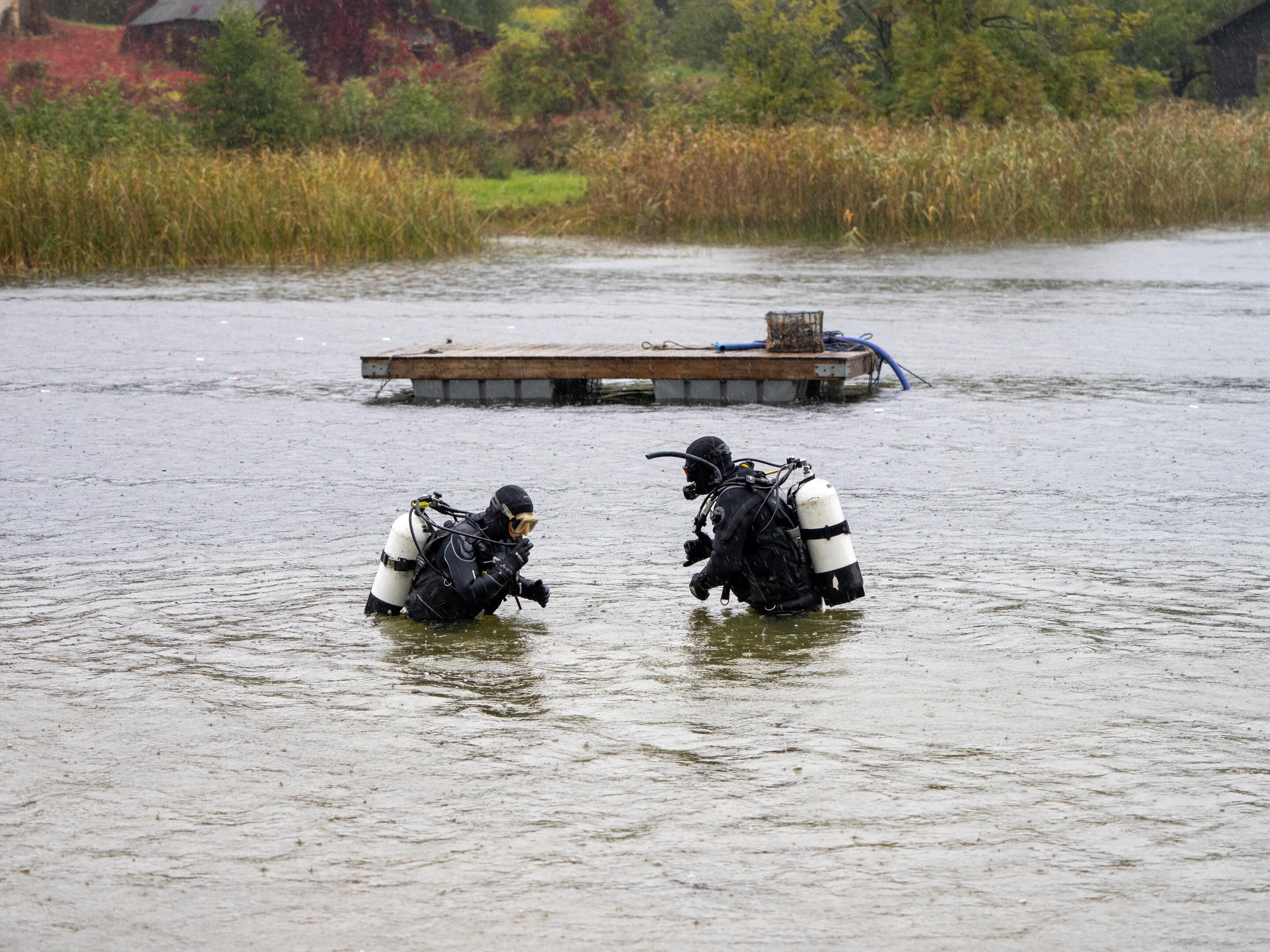 Pasirengimas tyrimams Asvejos ežere