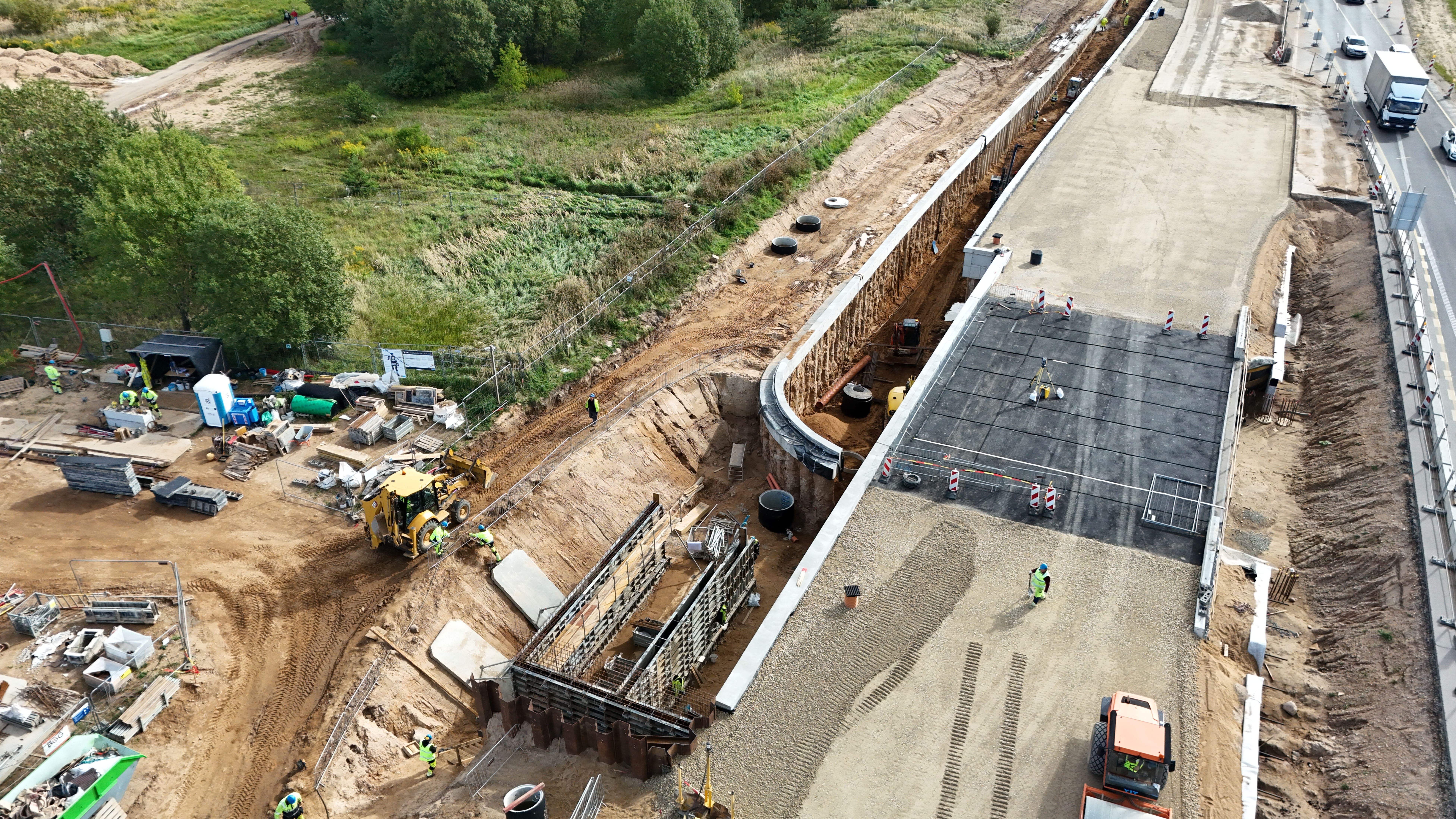 Tarandės tunelio statybos