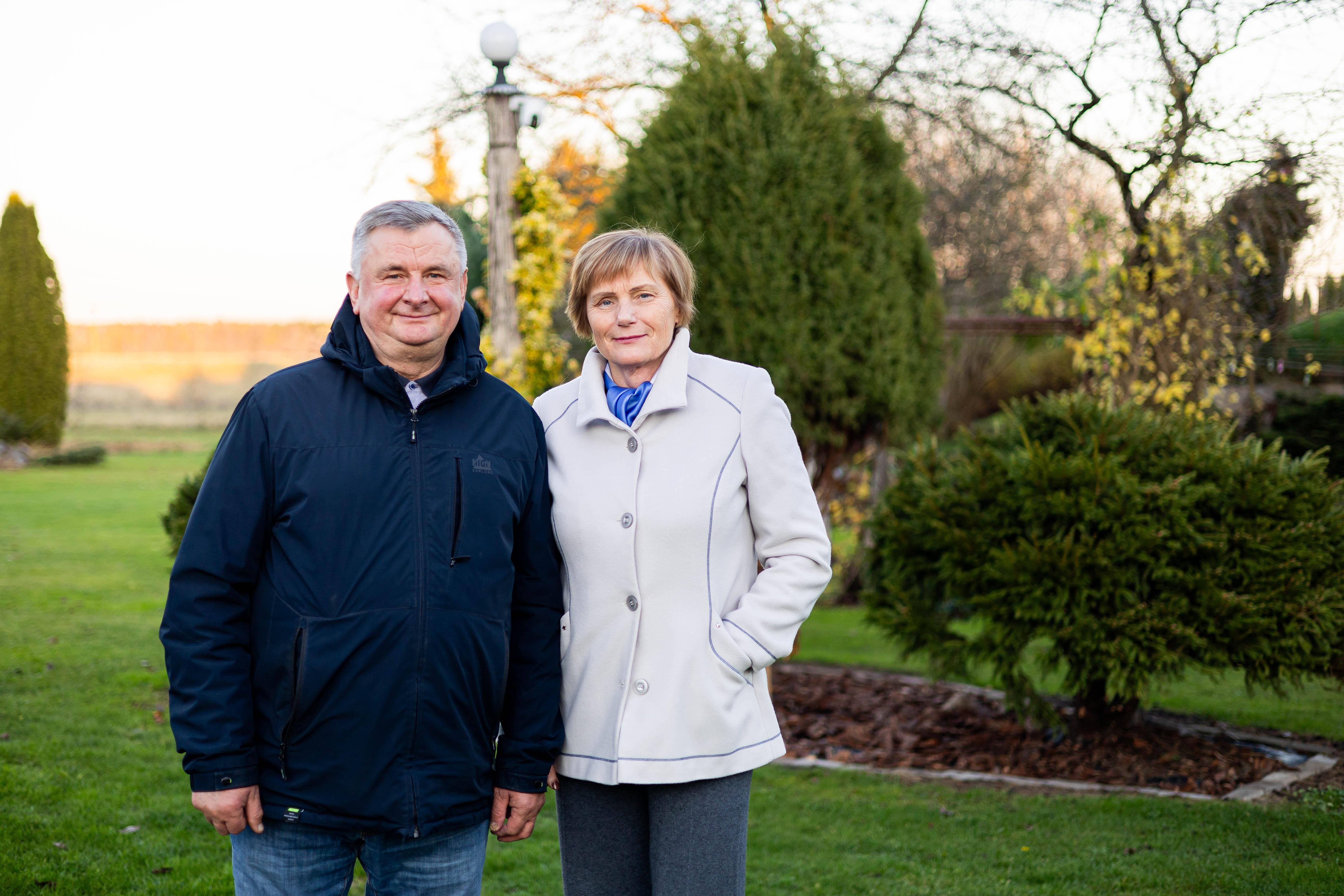 Jadvyga Gedutienė – Pikelių gidė ir Danielius Gedutis asociacijos „Kuriame kartu“ pirmininkas.