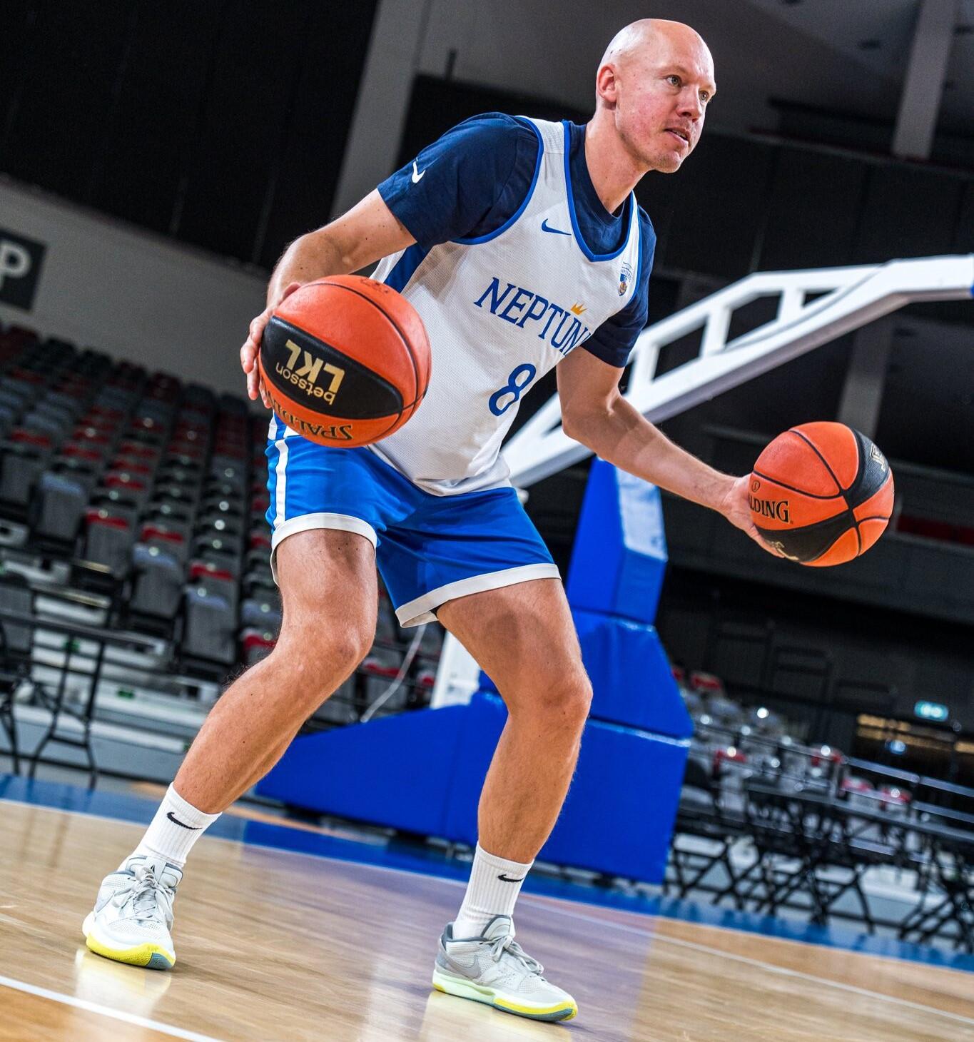 Įsižaidė: „Neptūno“ senbuviui M. Girdžiūnui mačas su uteniškiais – kol kas sėkmingiausias šį LKL sezoną.