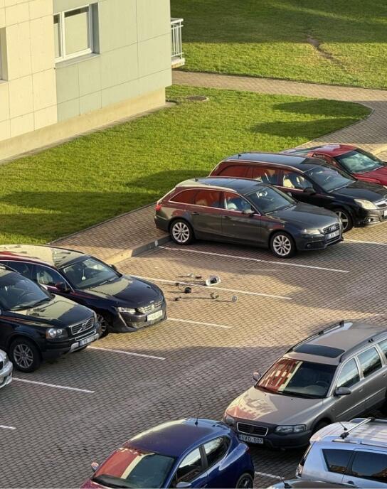 Smūgis: pirmadienio vakarą į kieme stovėjusią mašiną buvo paleistas gėlių vazonas. „Audi“ automobilio savininkas nurodė, kad dėl išdaužto automobilio lango patyrė 300 eurų nuostolį.