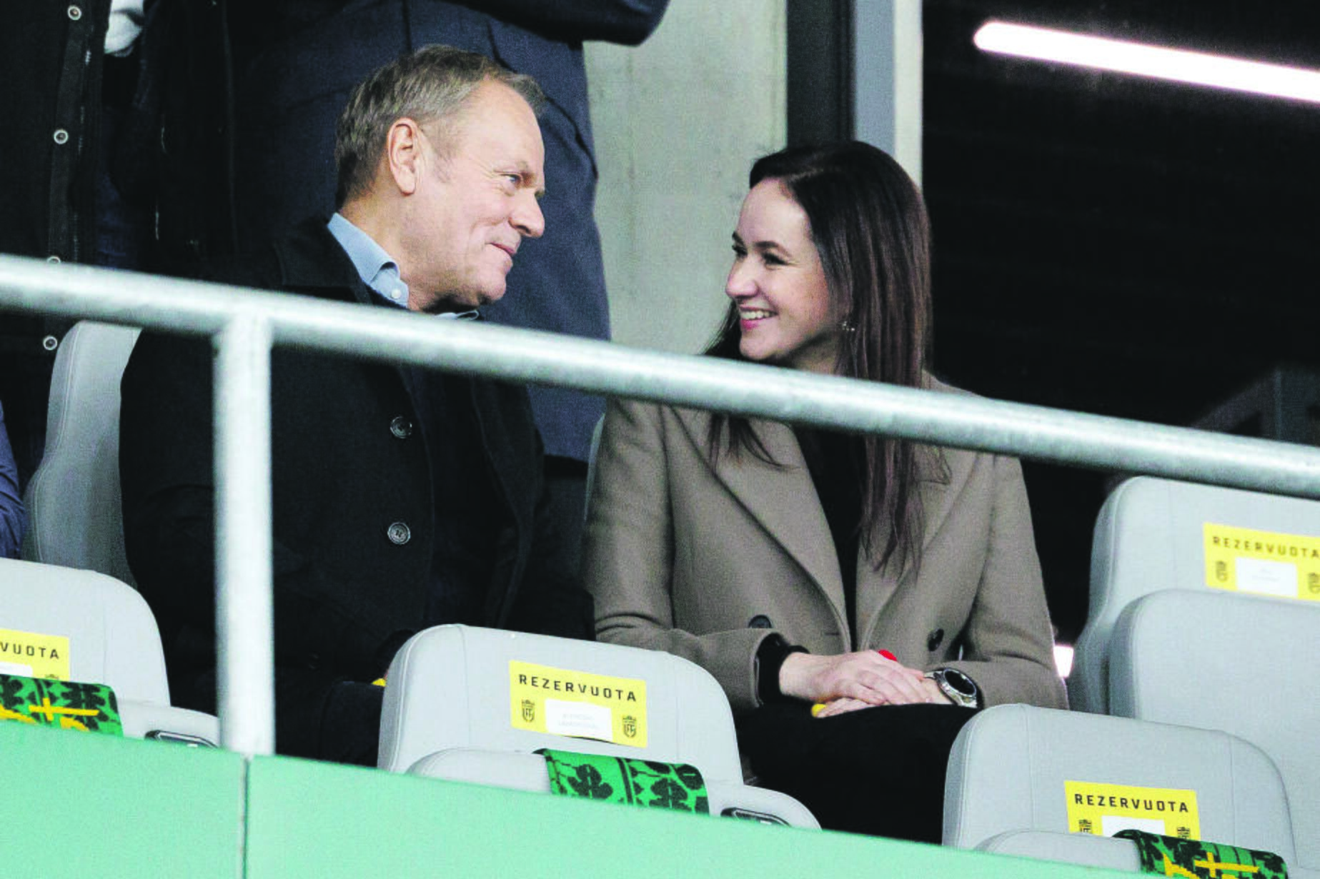 Sėkmė: kultinėse nuotraukose su Lenkijos ministru pirmininku Donaldu Tusku Kaune žaidžiant Lietuvos ir Lenkijos vyrų futbolo rinktinėms matėme tokią premjerę, kokia ji buvo iš pradžių.