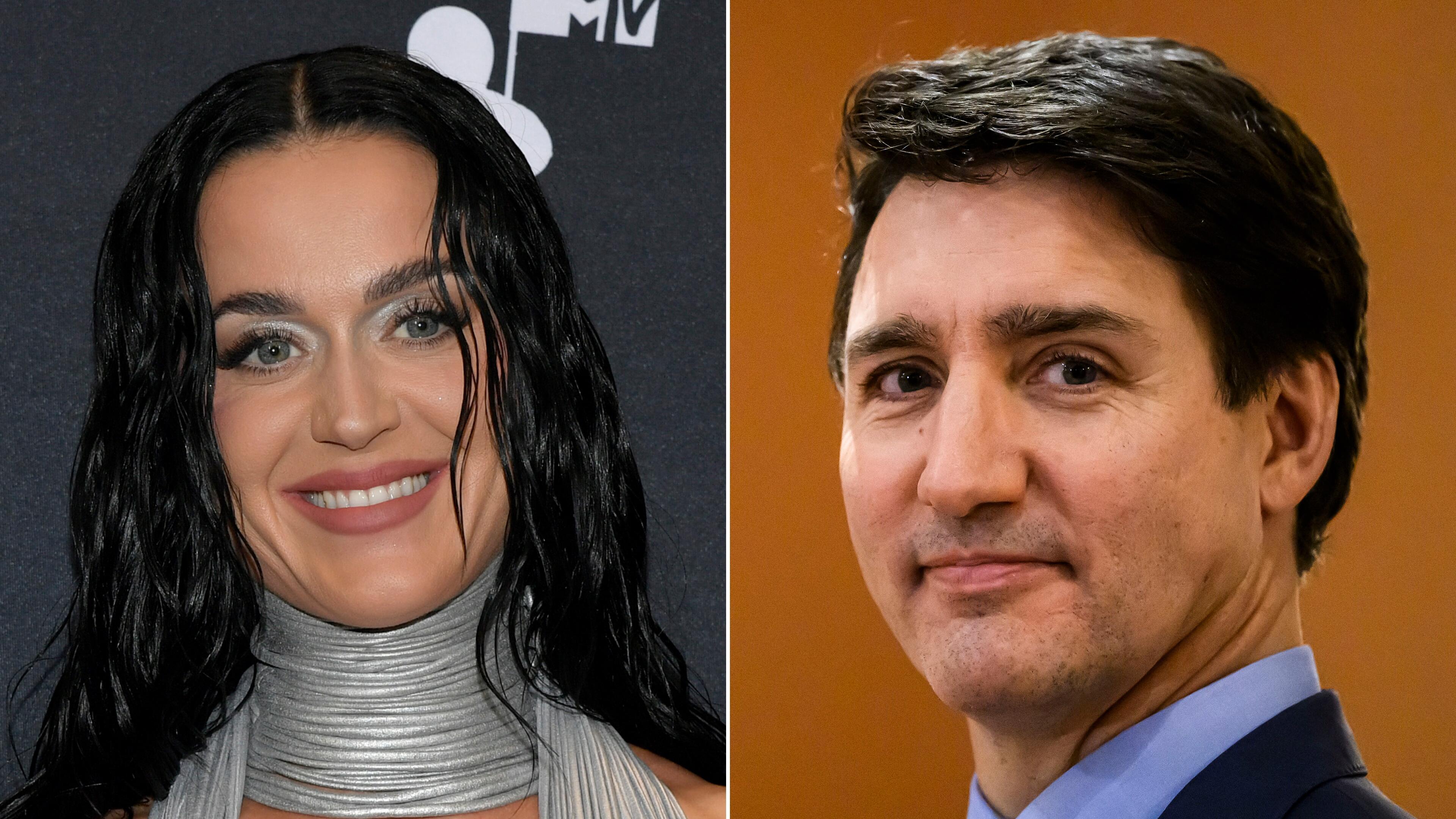 Katy Perry su  Justinu Trudeau