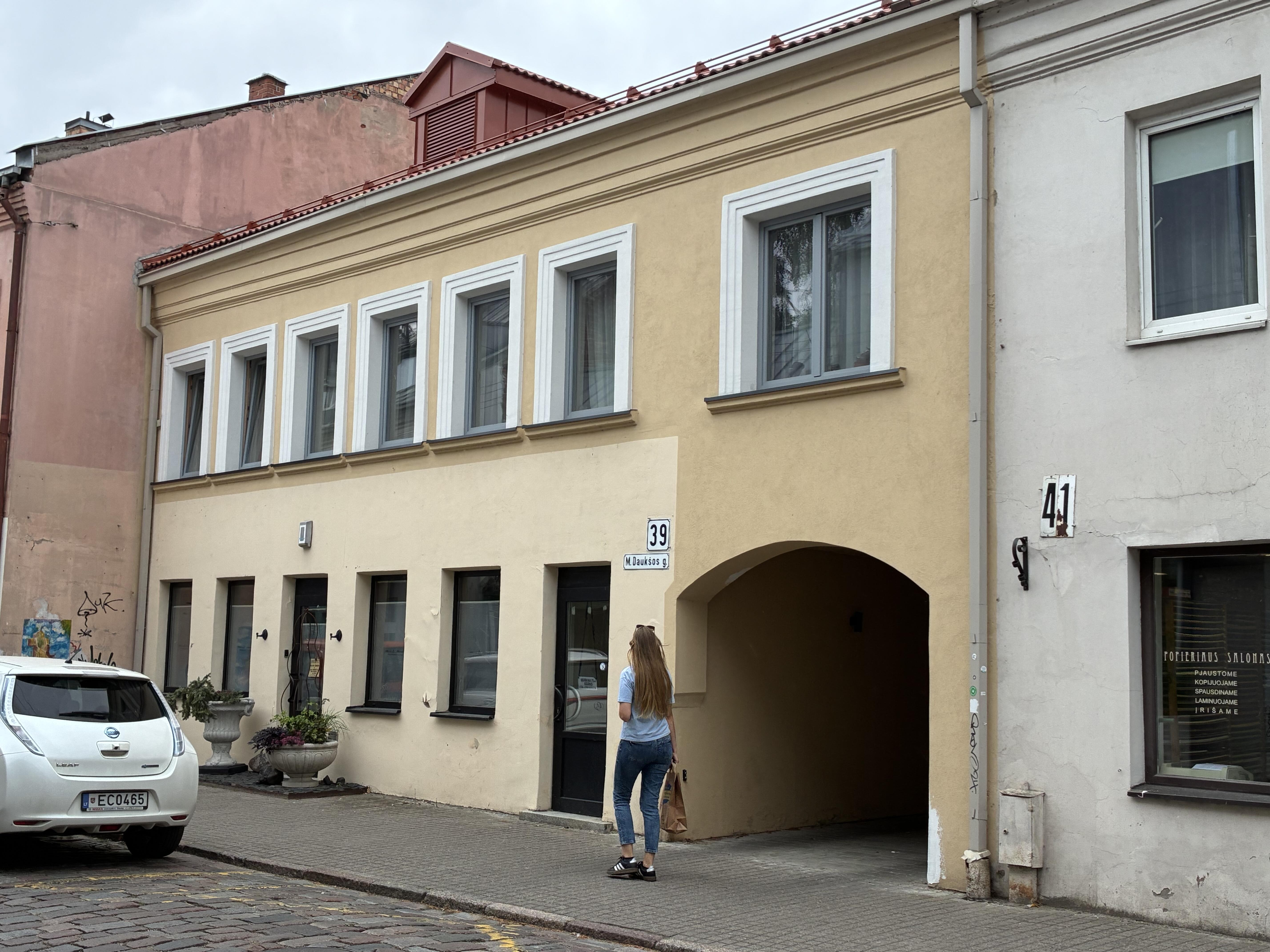 Vieta: M. Daukšos 39-asis namas, kuriame sovietmečiu veikė fentanilio prekybos taškas.