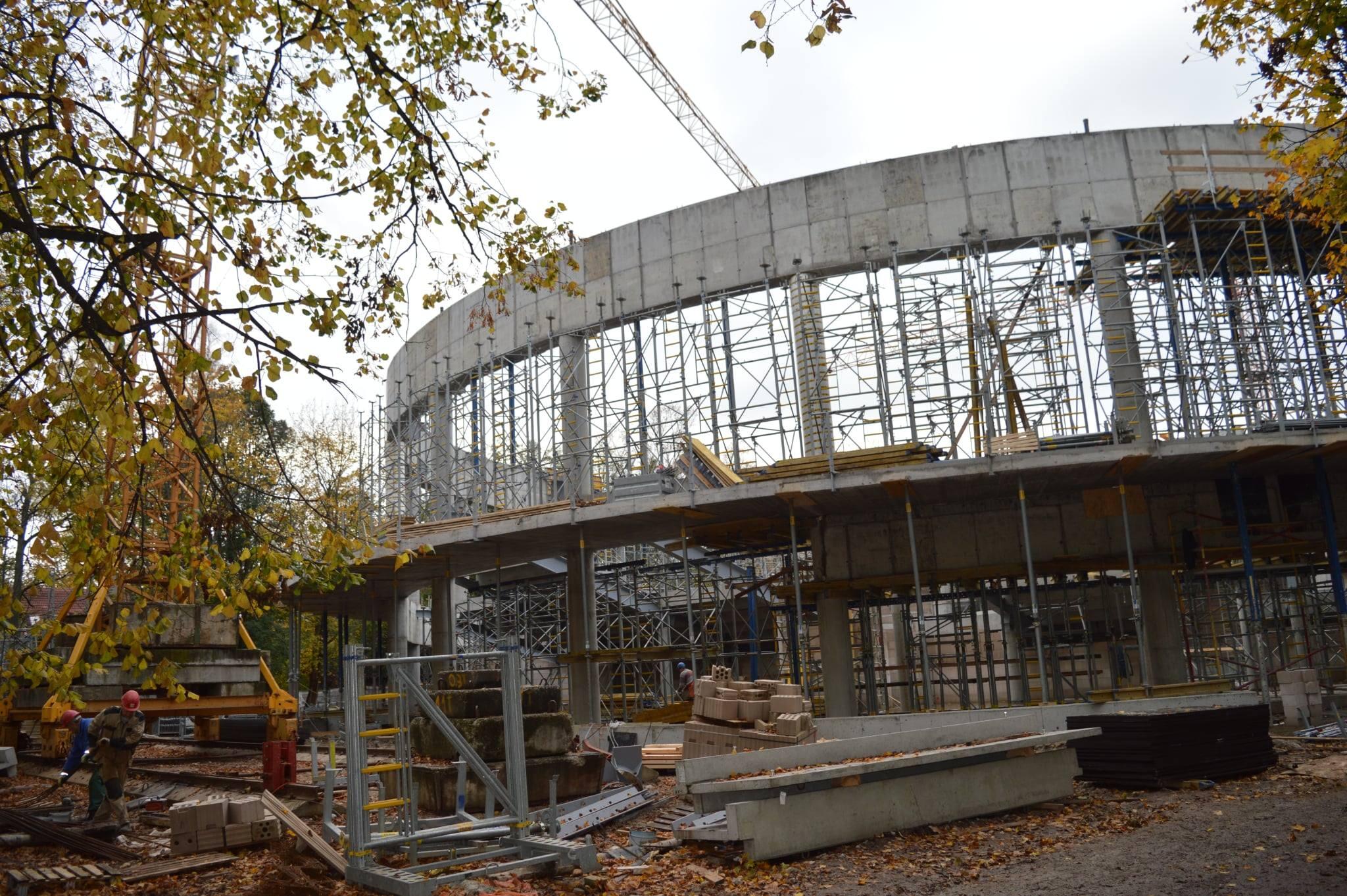 Palangos koncertų salės statybos