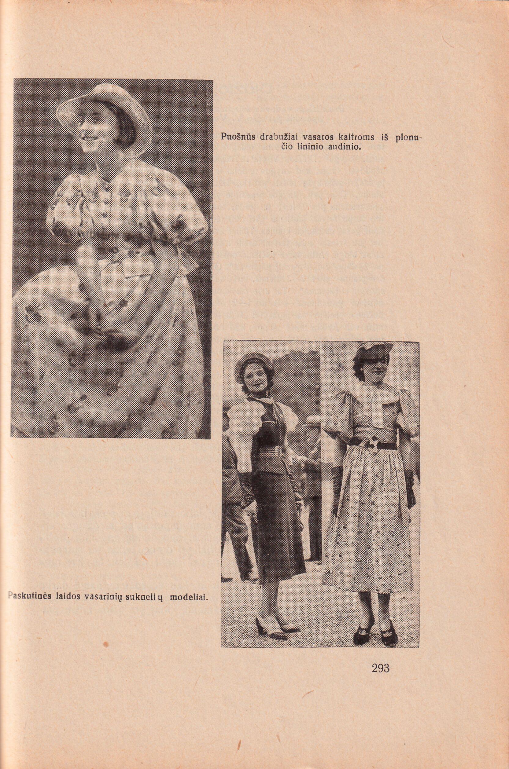 Žurnalo „Naujoji vaidilutė“ 1936 m. Nr. 6-7 puslapis.