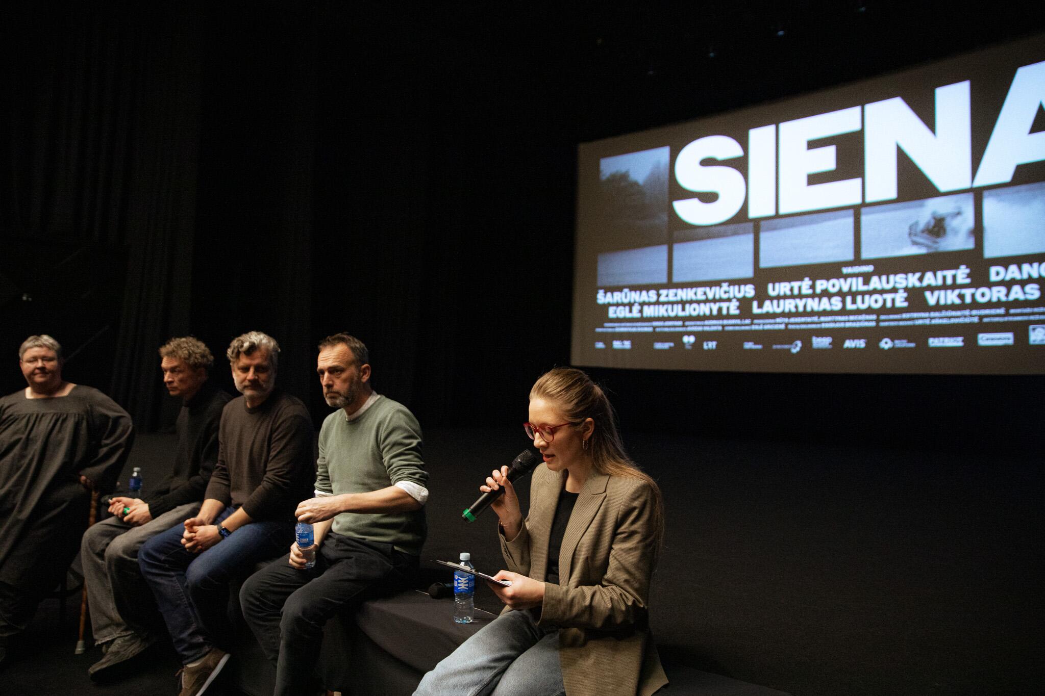 Filmo „Siena“ pristatymas