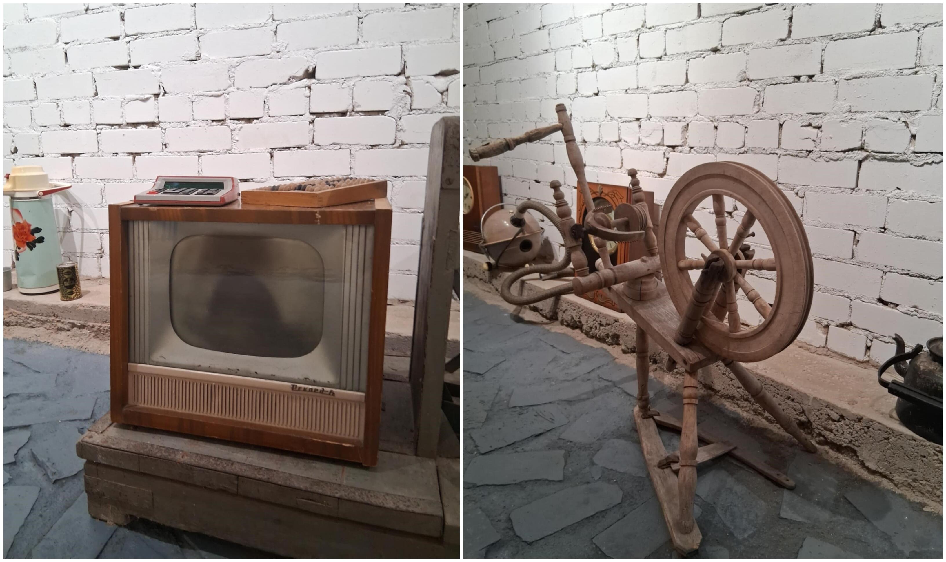 Išdėstymas: eksponatai, jau apsigyvenę ekspozicijų salėje, kol kas sudėlioti chaotiškai.