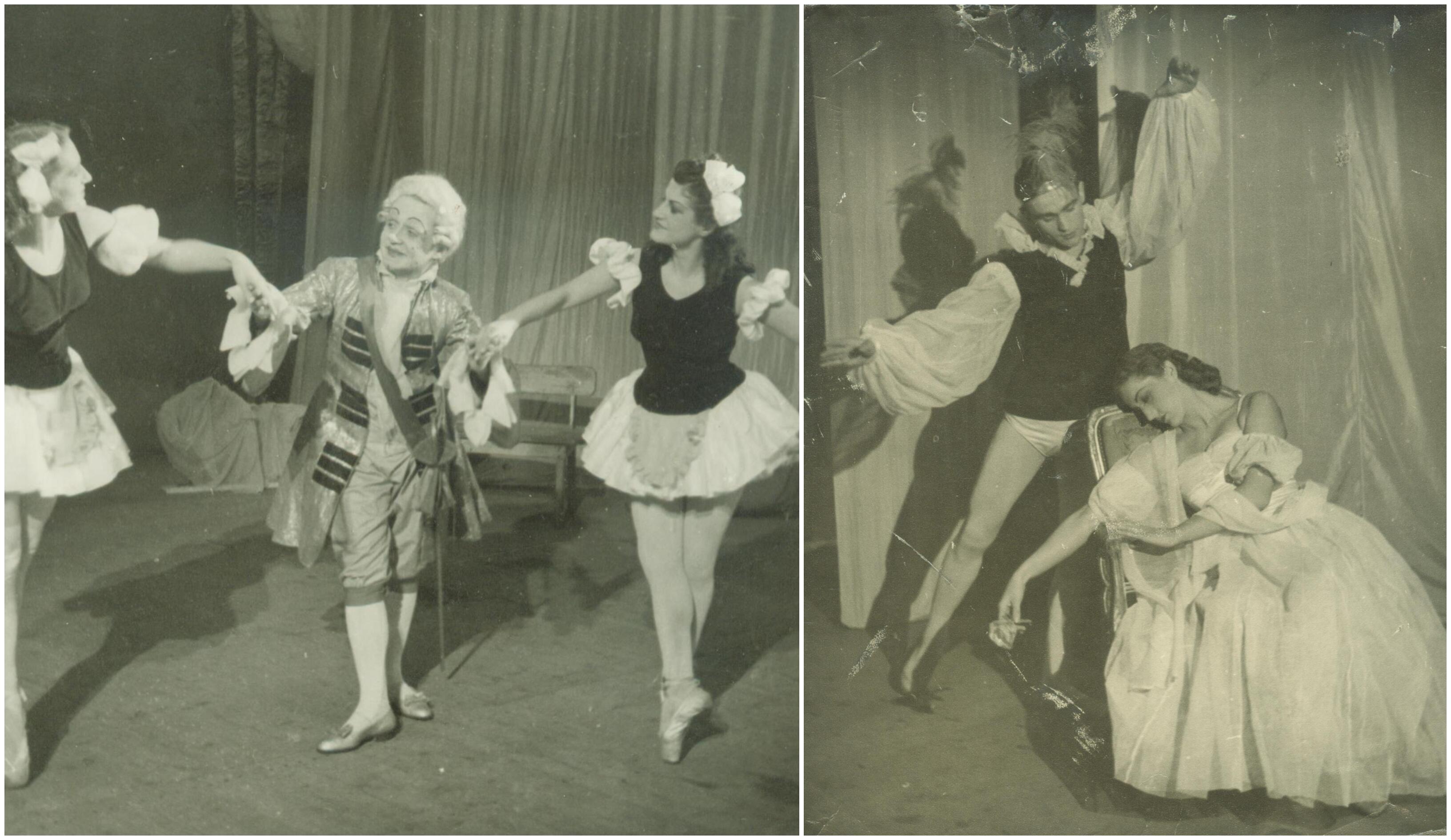 Baleto „Užburtoji fleita“ (nuotr. kairėje) ir „Kvietimas šokiui“ artistai.