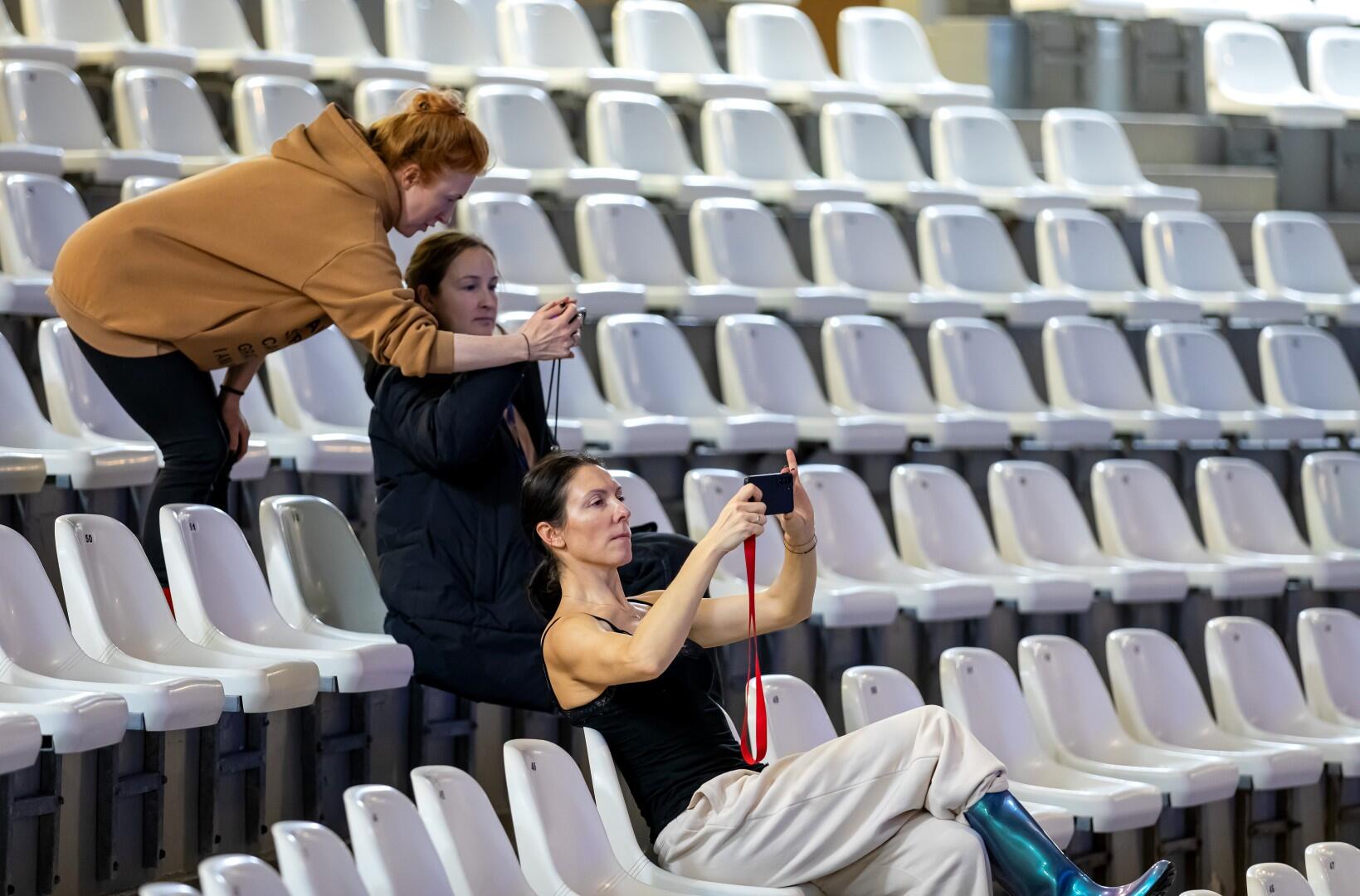 Režisierė Rūta Bunikytė, LJM muziejininkė-rinkodaros koordinatorė Joana Beleckienė, „Codos“ vadovė Inga Briazkolovaitė.