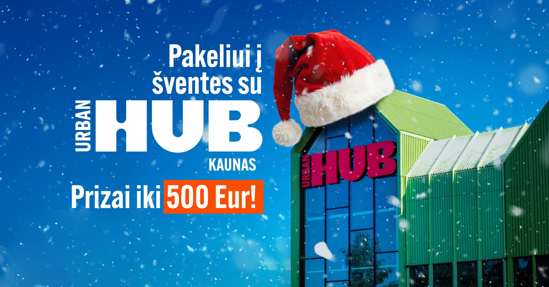 „Urban HUB“ šventinės akcijos vizualizacija