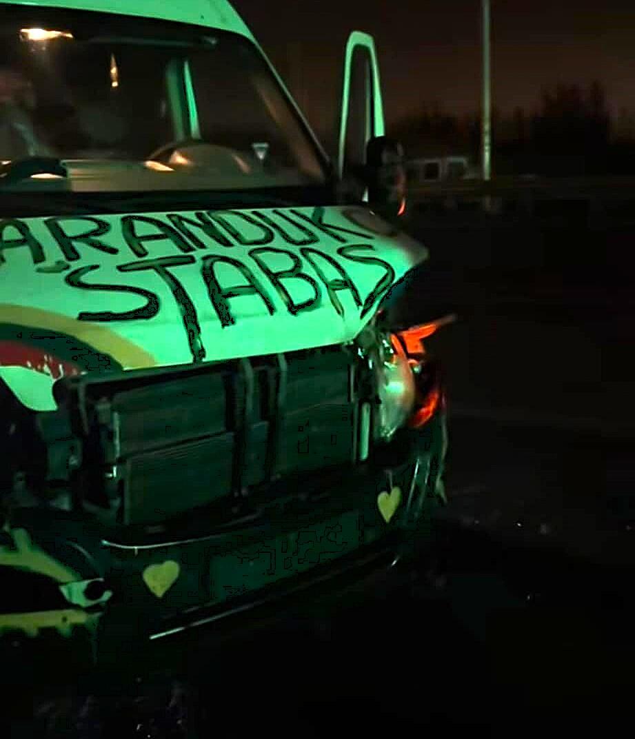 Mantas Bertulis pateko į avariją