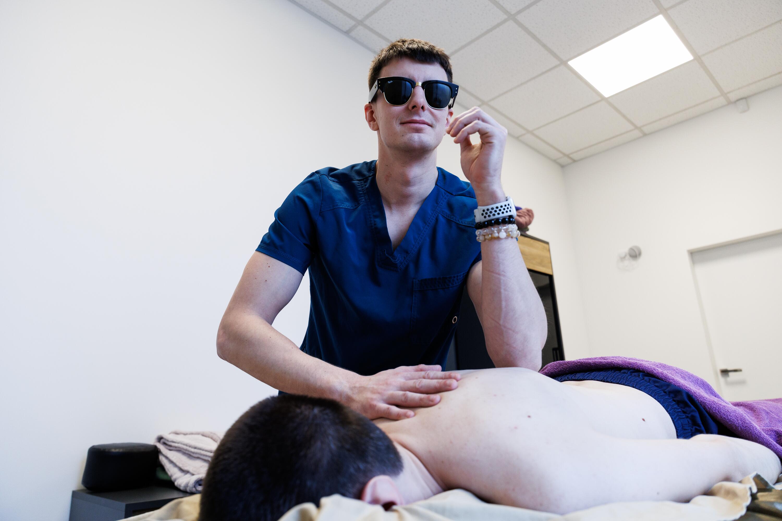 Veikla: M. Dvylaičio įkurtame SPA dirba žmonės, turintys didesnę ar mažesnę regėjimo negalią.