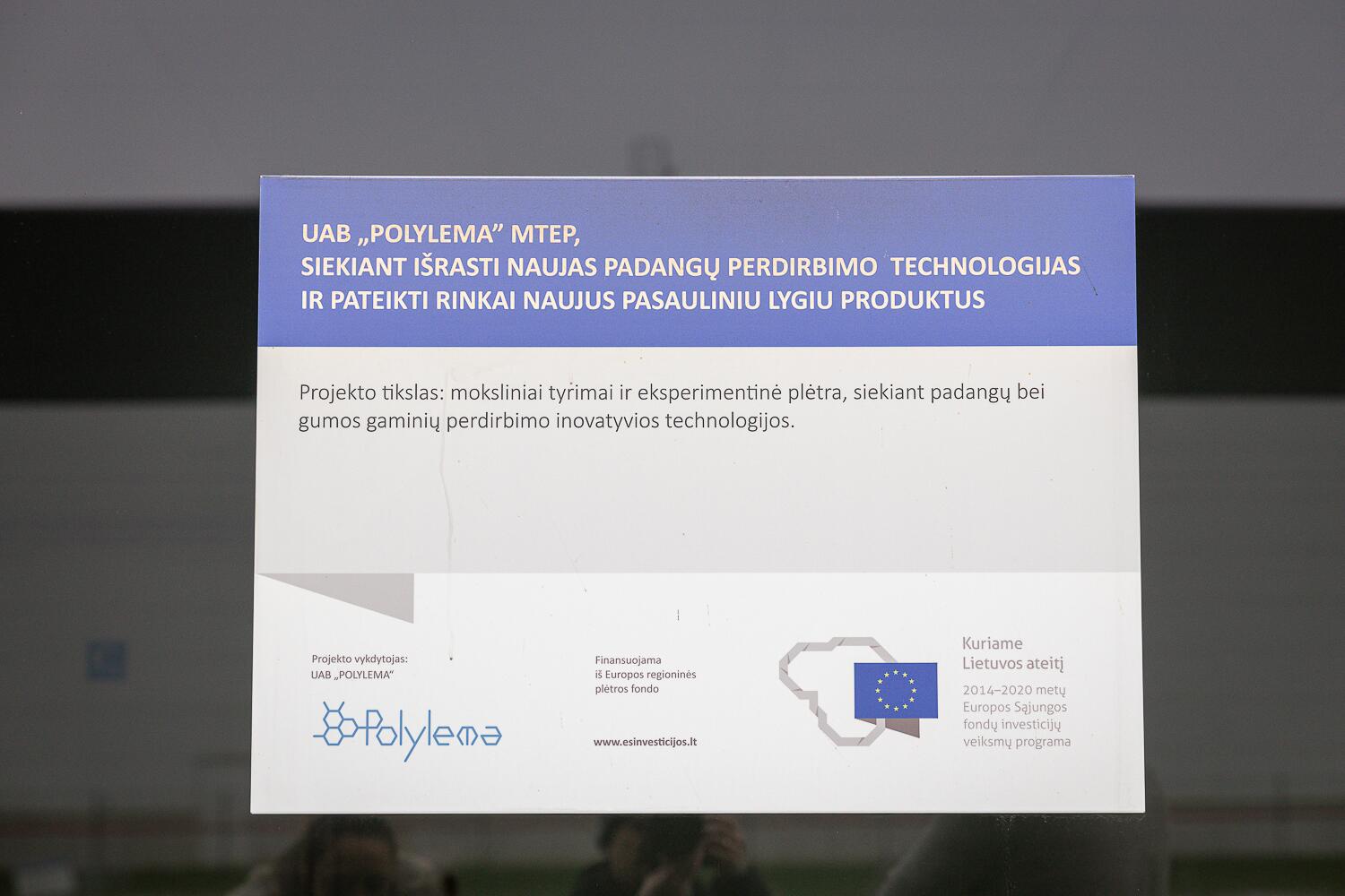 Parama: „Polylema“ gavo ES paramą, skirtą naujoms padangų perdirbimo technologijoms išrasti.