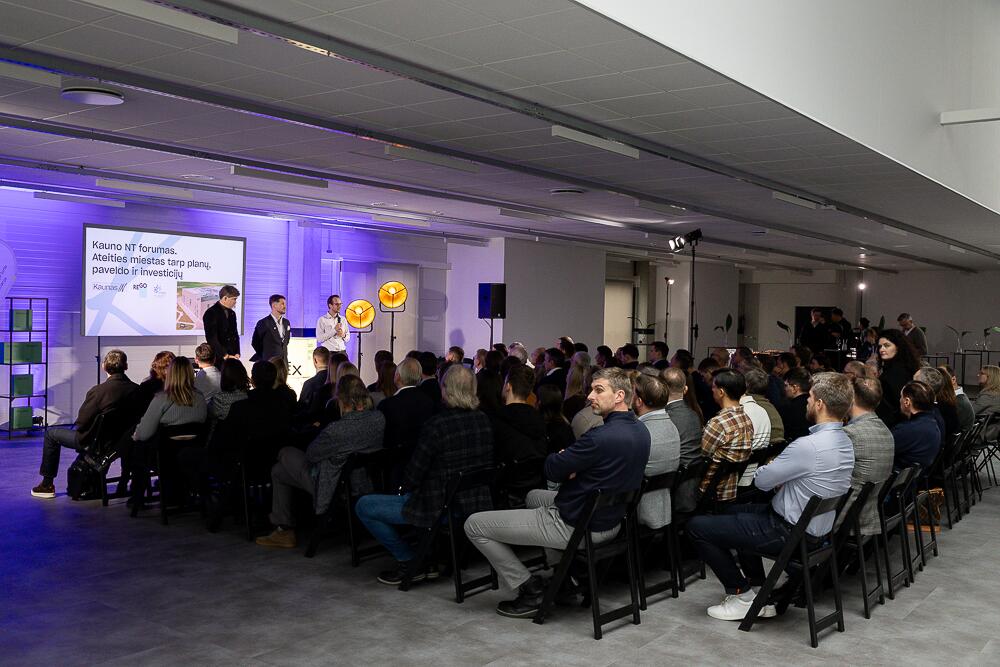 Susidomėjimas: Kauno NT forume dalyvavo keli šimtai dalyvių, tai rodo, kad svarbu, kokiomis kryptimis vystysis miestas.