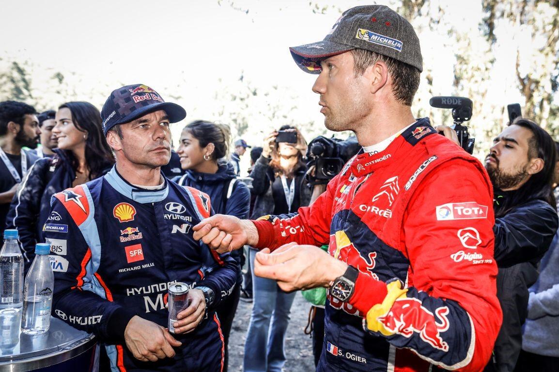 Prancūzai: S. Loebas (kairėje) ir S. Ogier po devynis kartus laimėjo pasaulio ralio čempionatą.