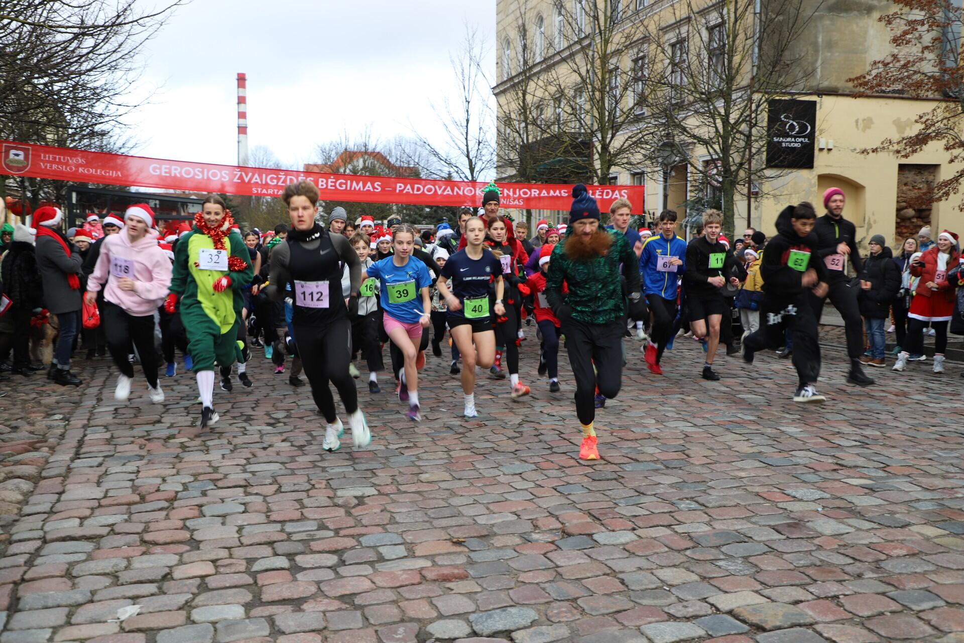Iniciatyva: bėgime dalyvavo 500 klaipėdiečių.
