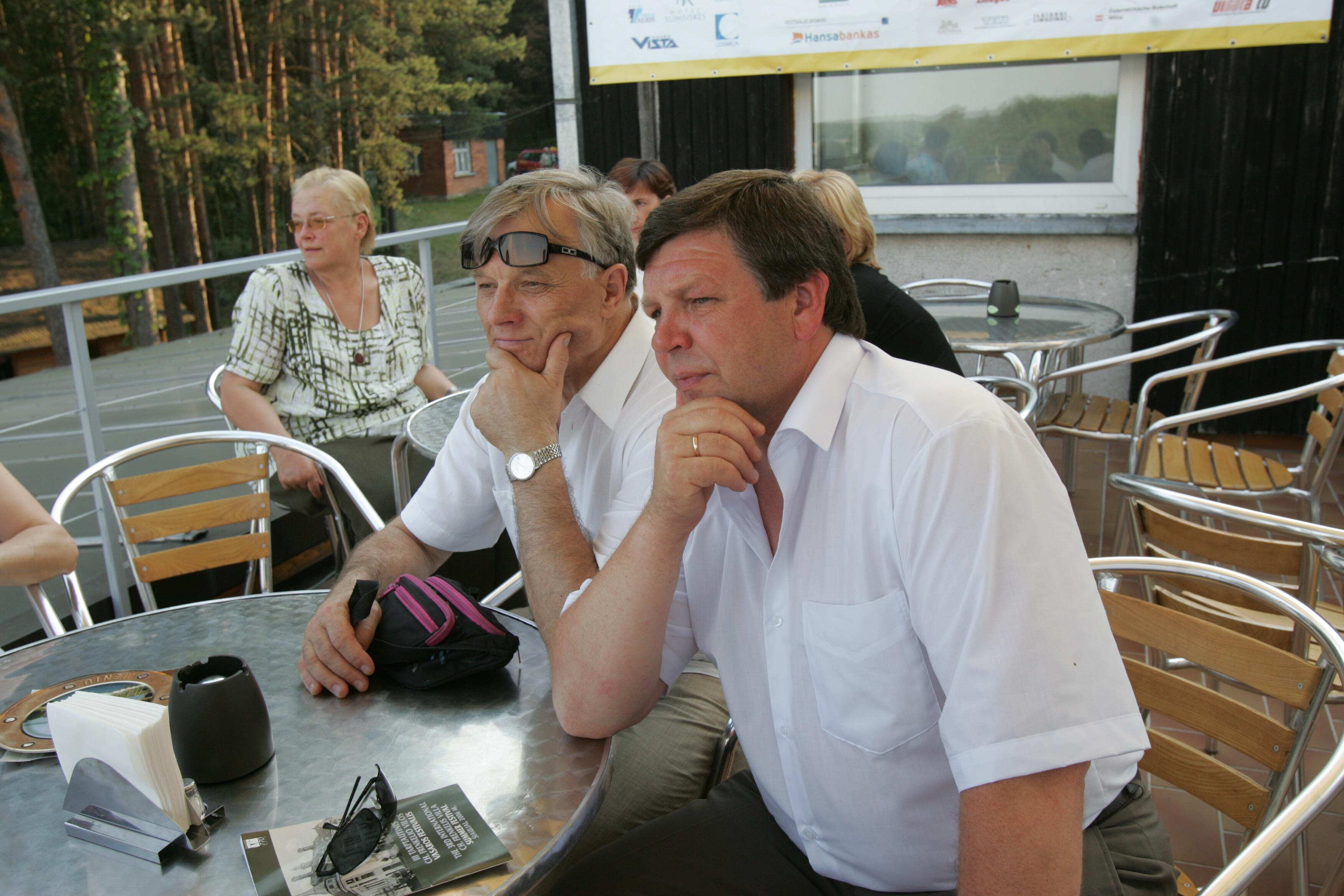 Tandemas: J. Krėpšta ir maestro P. Bingelis visuomet žiūrėjo viena kryptimi.