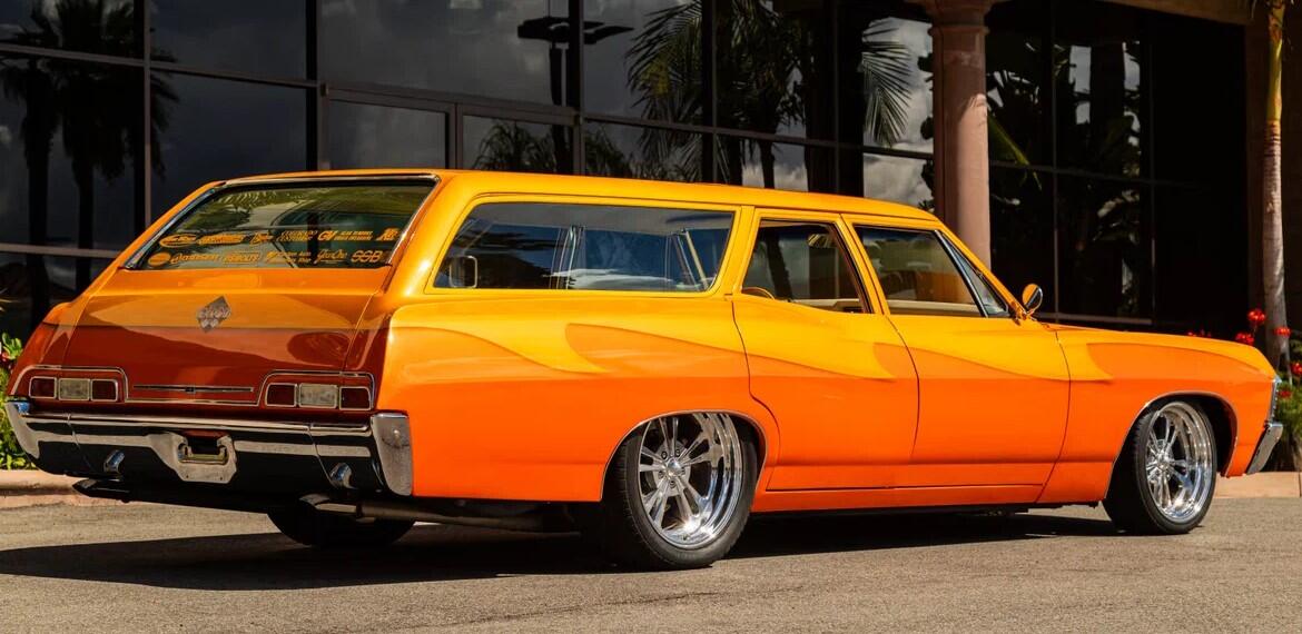 Jėga: 1967-ųjų „Chevrolet Bel Air“ – su 8,2 l darbo tūrio V8 varikliu.