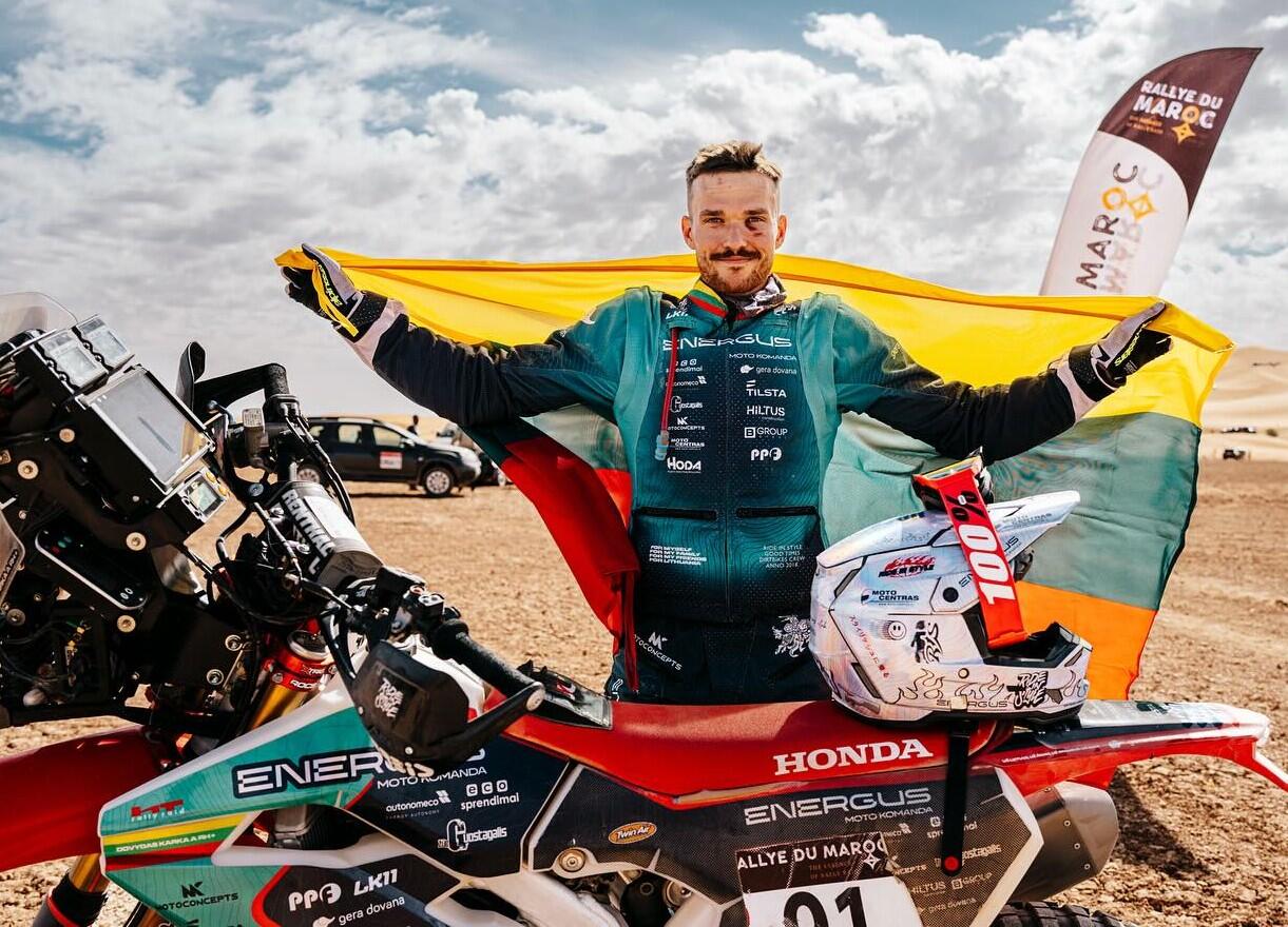 Įvertino: anot D. Karkos, su galingesniu varikliu „Honda CRF450RX“ būtų tobulas motociklas.