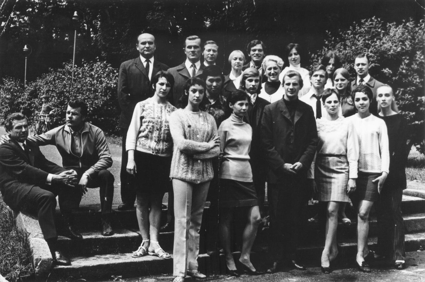 Kauno muzikinio teatro baleto kolektyvas. 1971 m.