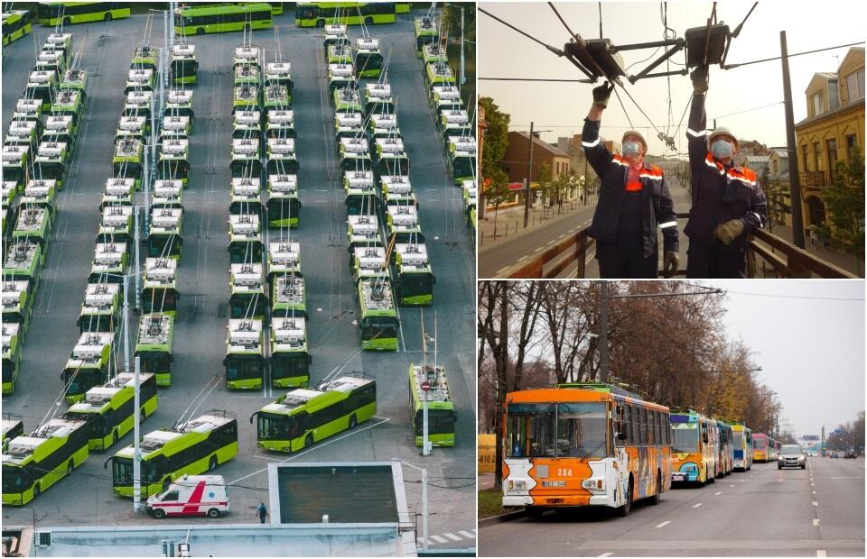 Pajėgumai: dabar 138 Kauno troleibusai per metus perveža beveik 19&nbsp;mln. keleivių, nuvažiuoja beveik 7,5&nbsp;mln. km. 