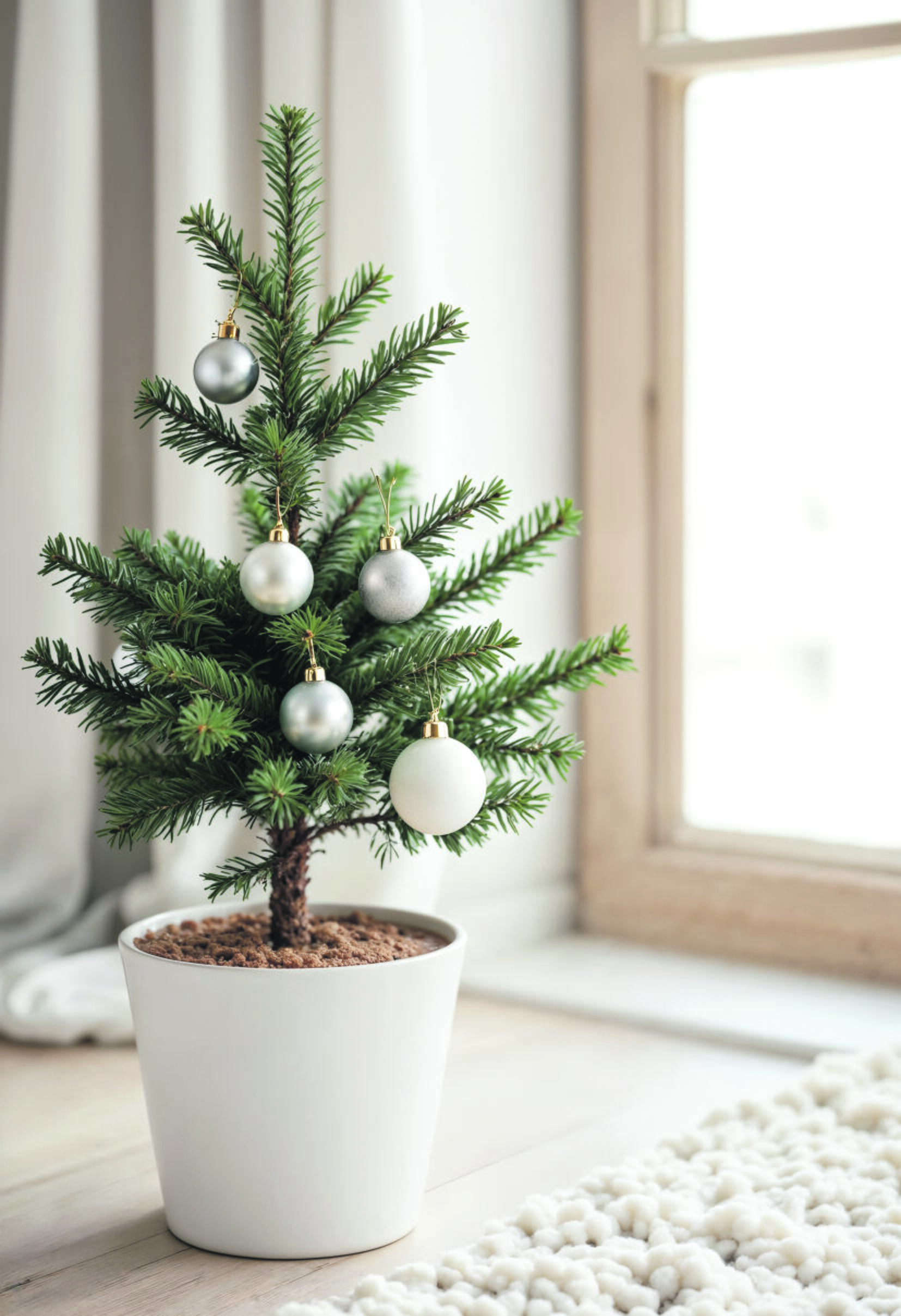 Praktiška: eglutės vazonuose pastaruoju metu yra mažiau populiarios, tačiau jos ilgiau nenumeta spyglių.