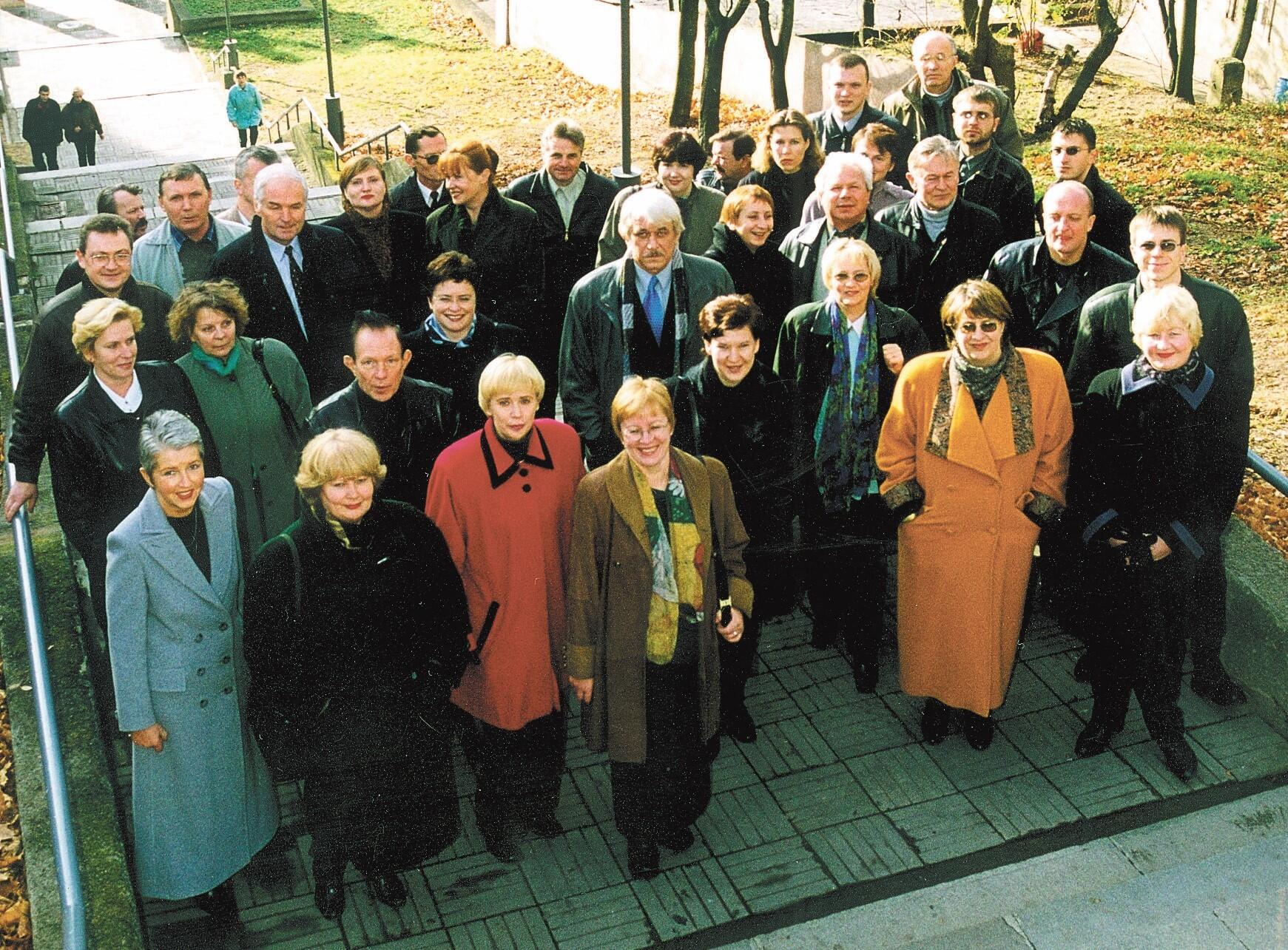 2000-ieji: A. Lėkos vadovauta „Kauno diena“, švenčiant dienraščio 55-metį.