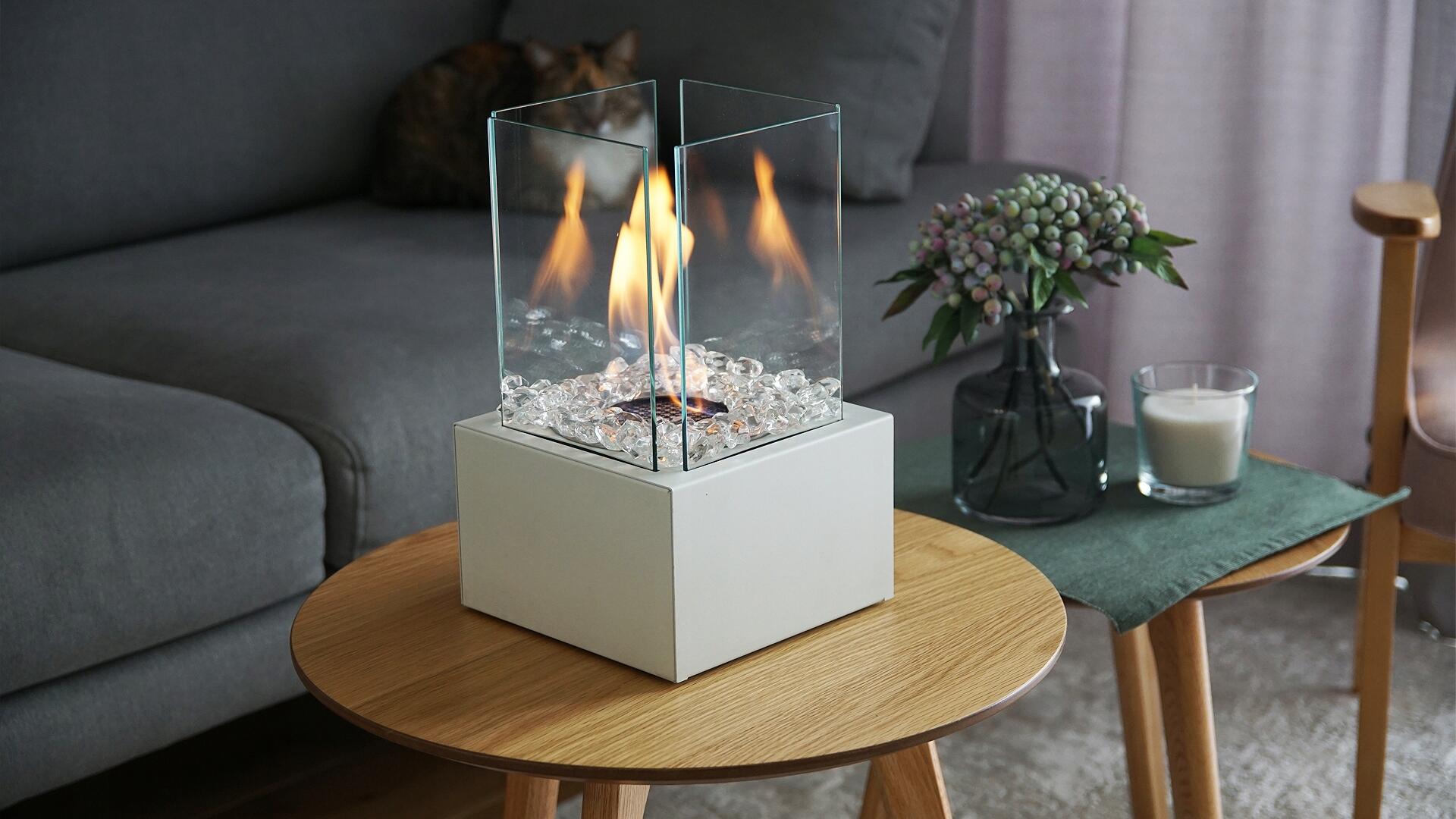 Mobilūs: biožidiniai tarnauja kaip interjero detalė, juos galima statyti kur tik panorėjus – net ir ant stalo.